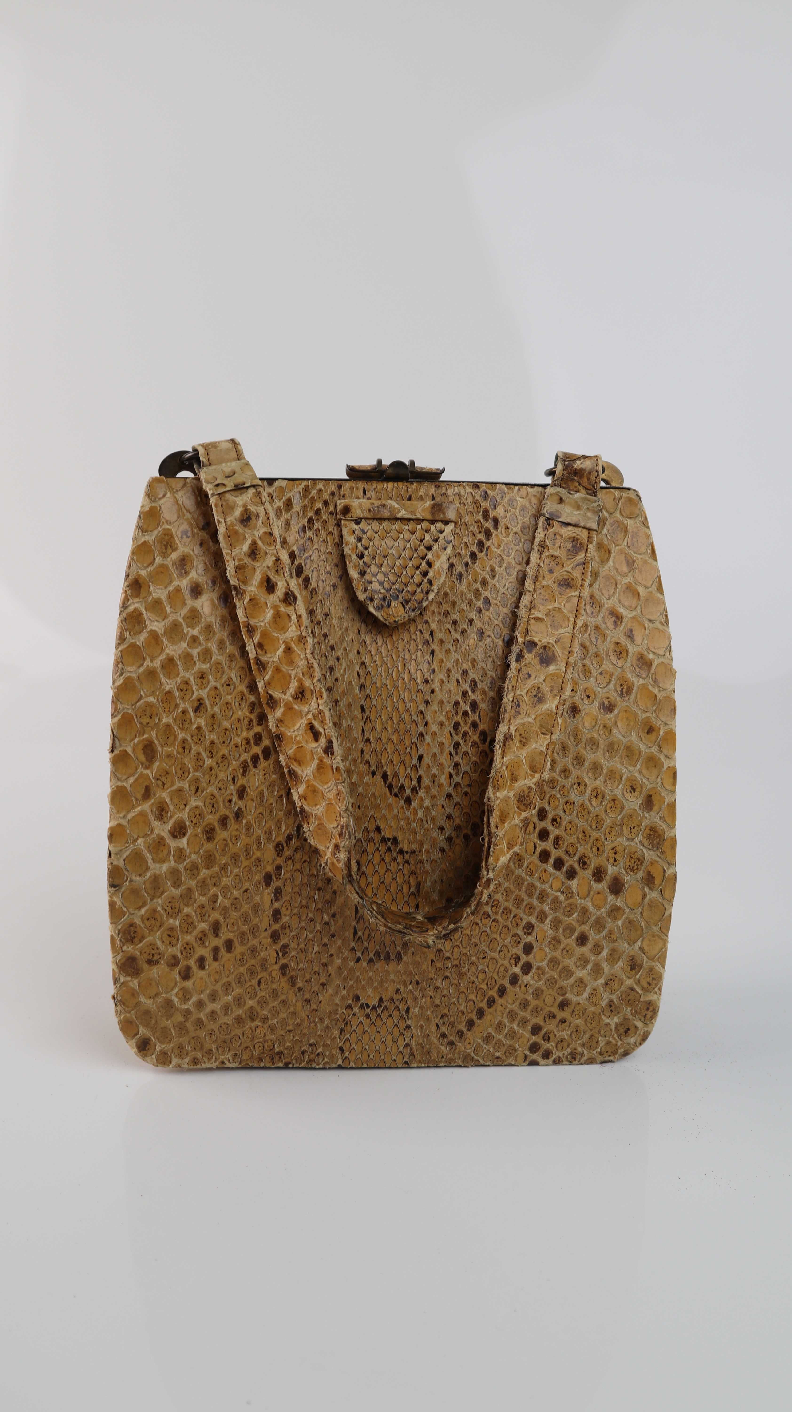 True Vintage Tasche Handtasche Shopper Retro braun