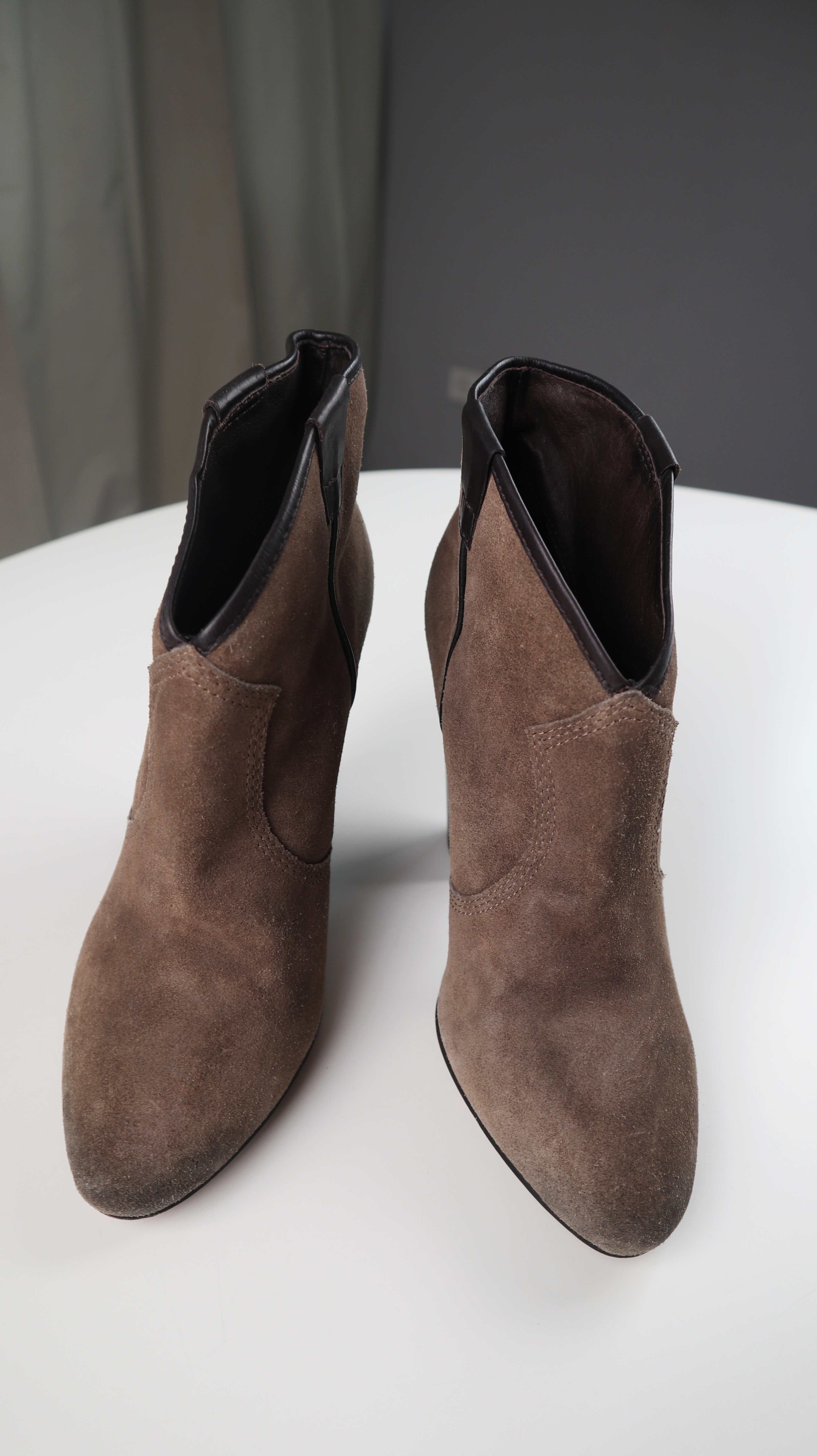 Ash Stiefeletten braun Wildleder 40 Spitz