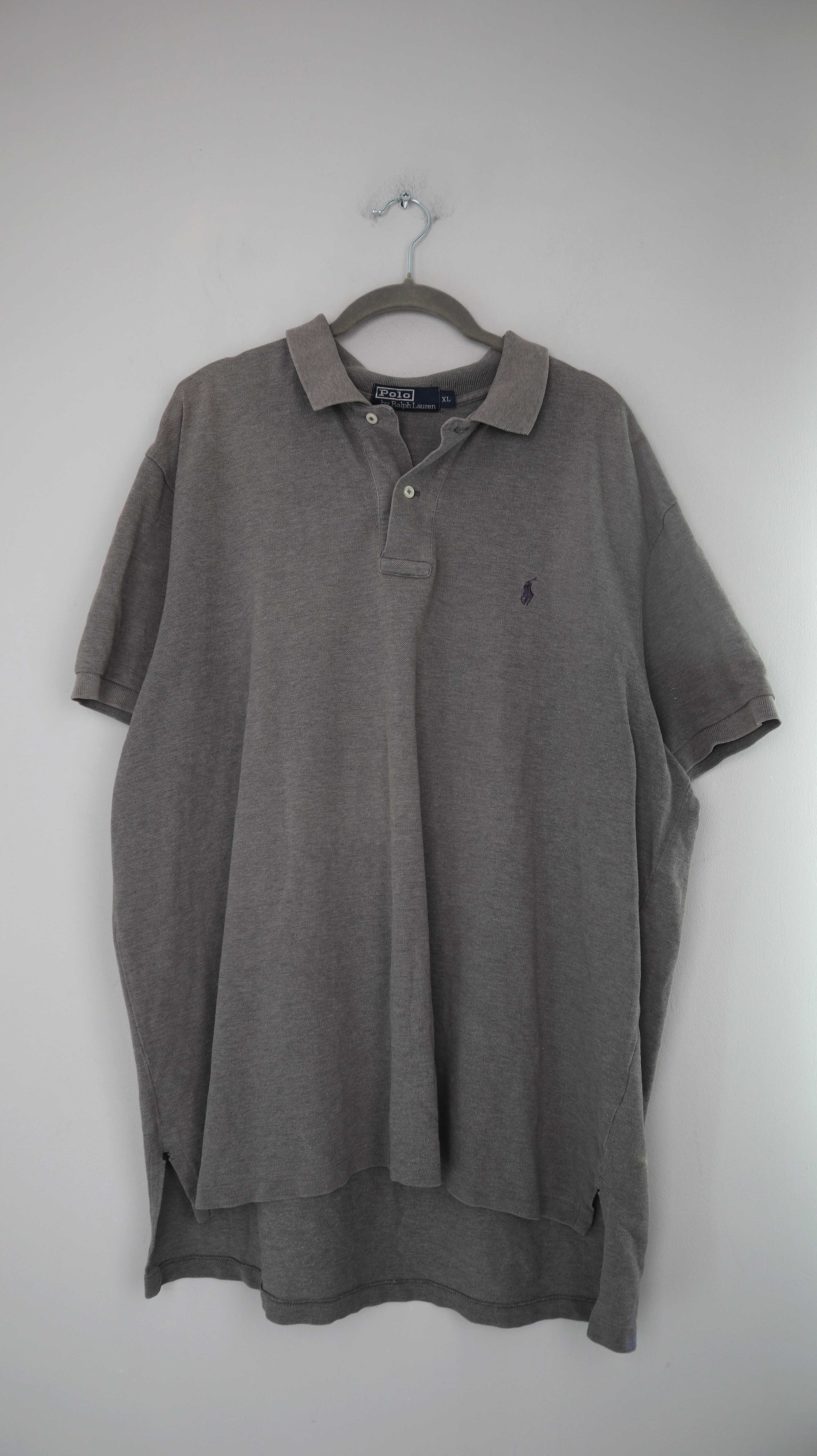Polo Ralph Lauren T-Shirt Shirt grau XL Poloshirt basic dunkelgrau