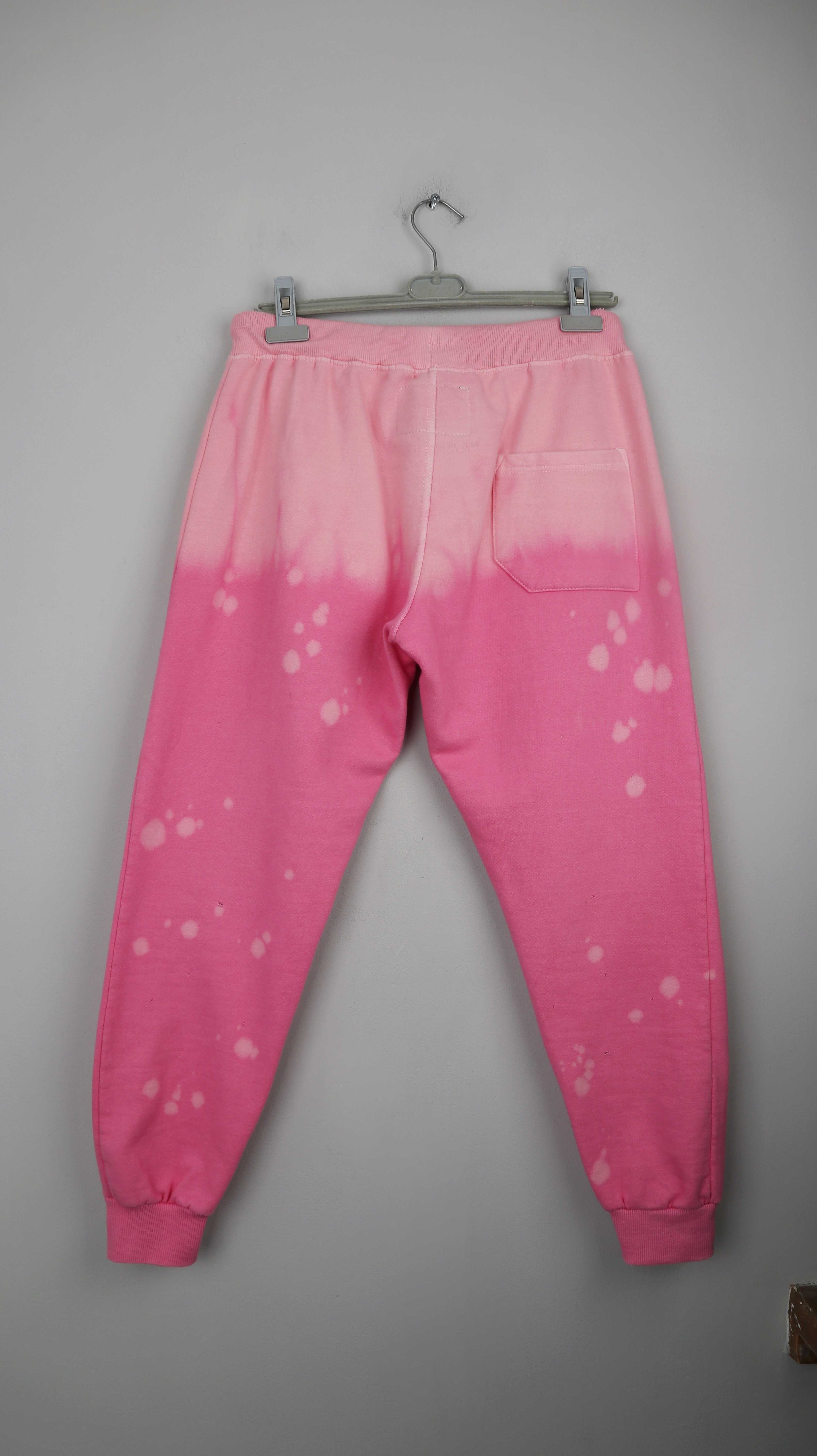 La Detresse Jogger Jogginghose Pink Batik 38 M Design Stoffhose