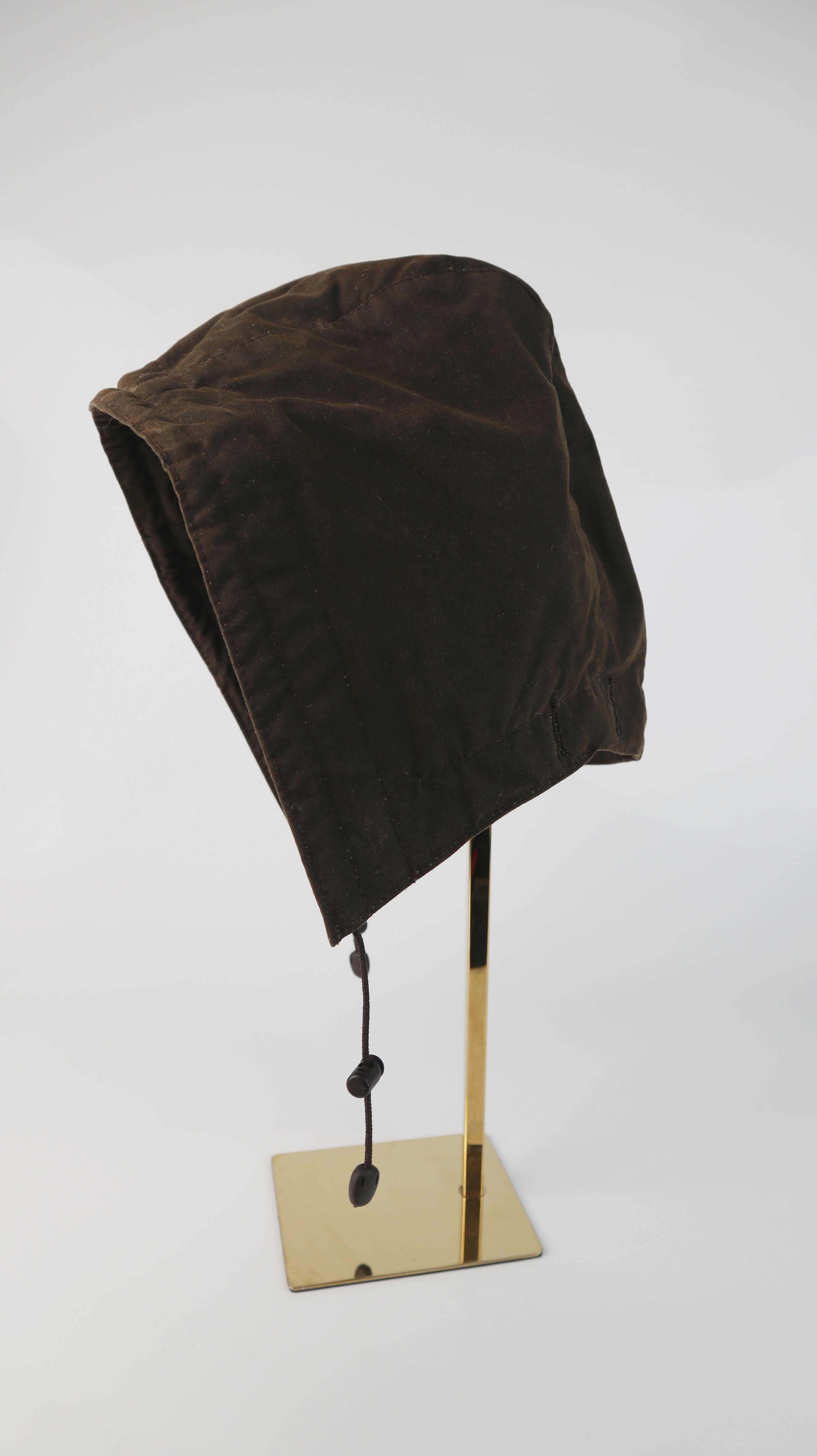 Barbour Kapuze braun kariert Wachskapuze Classic Sylkoil