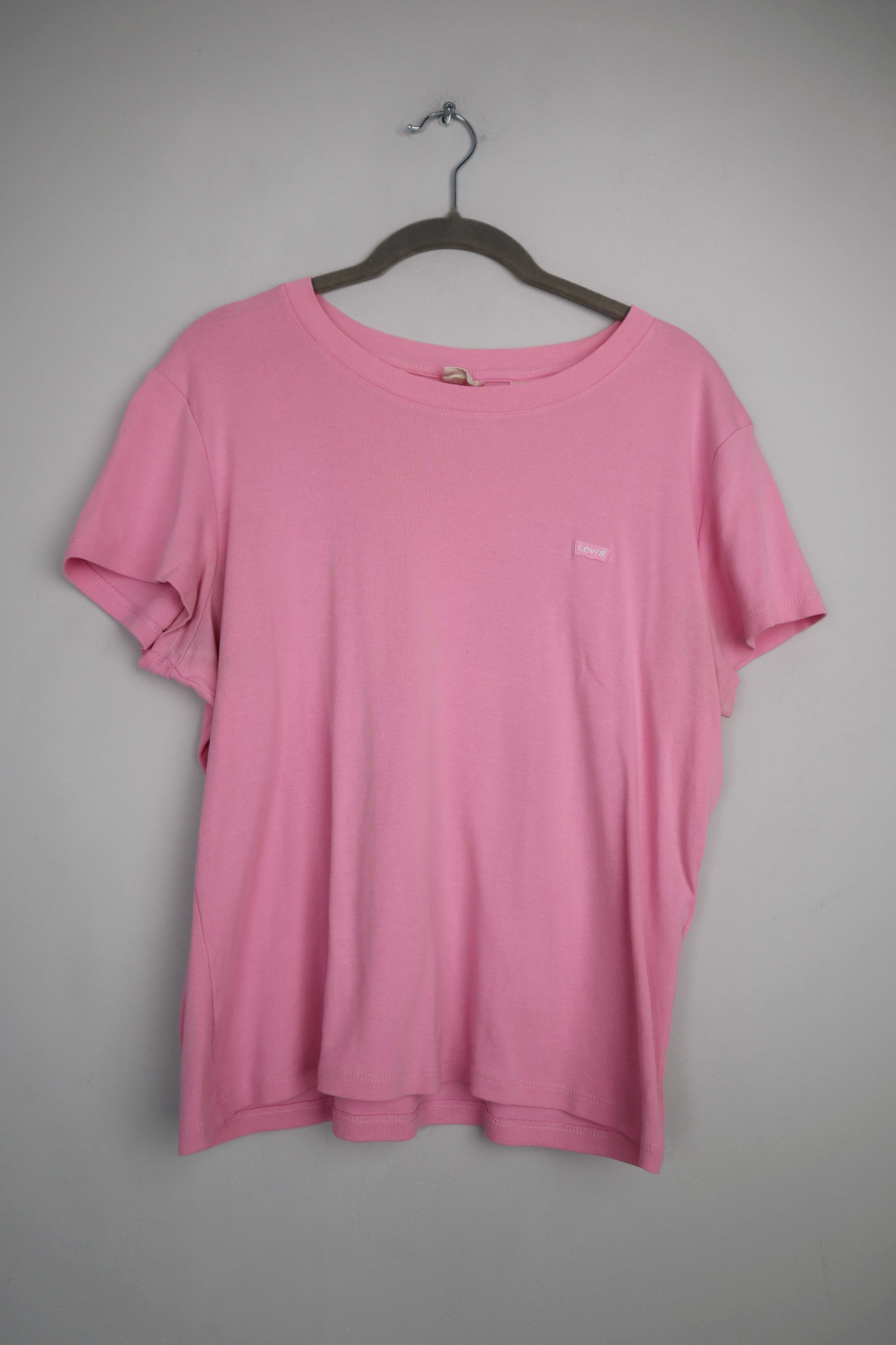 Levis Shirt T-Shirt basic Rosa Pink 40 L einfarbig Oberteil