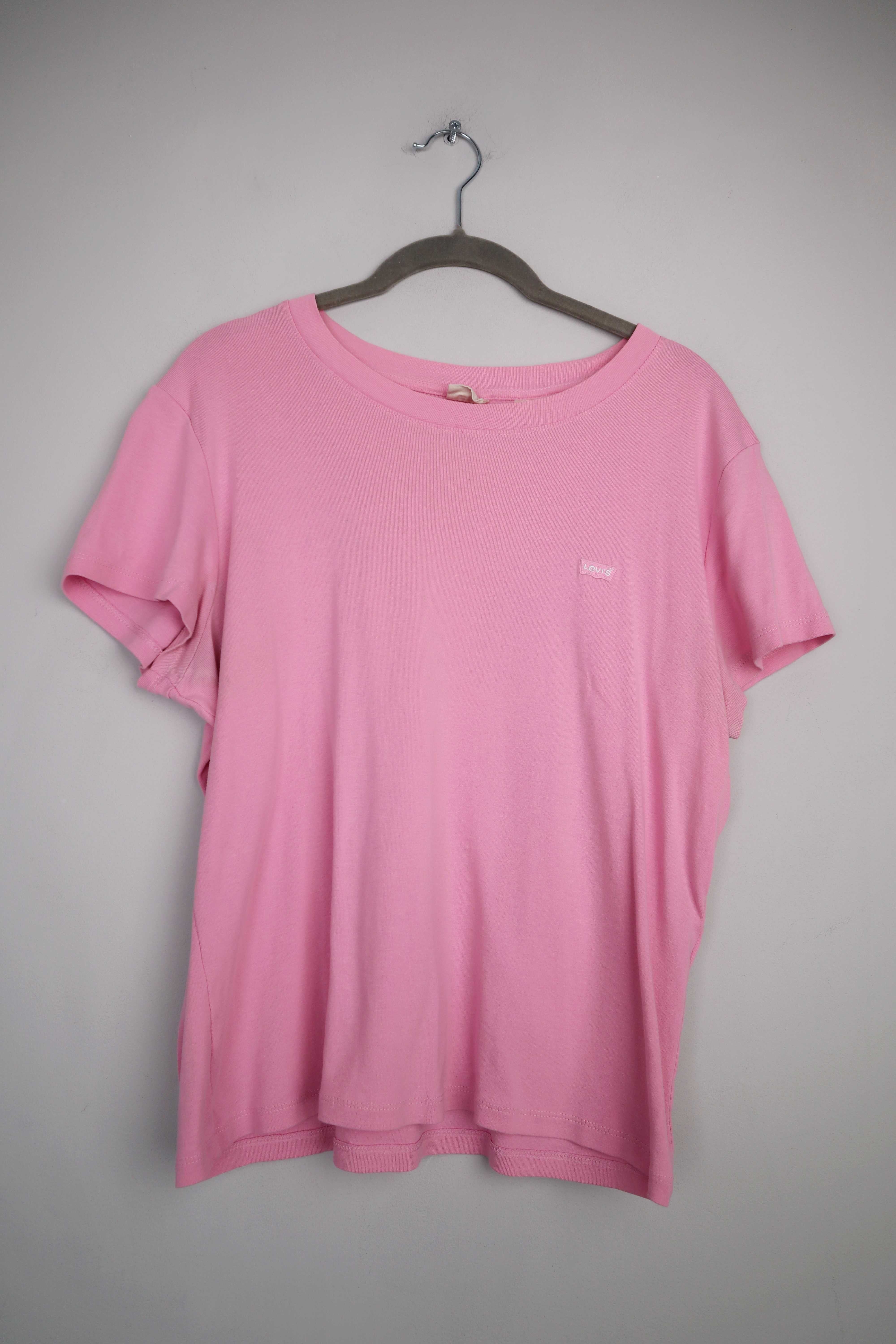 Levis Shirt T-Shirt basic Rosa Pink 40 L einfarbig Oberteil
