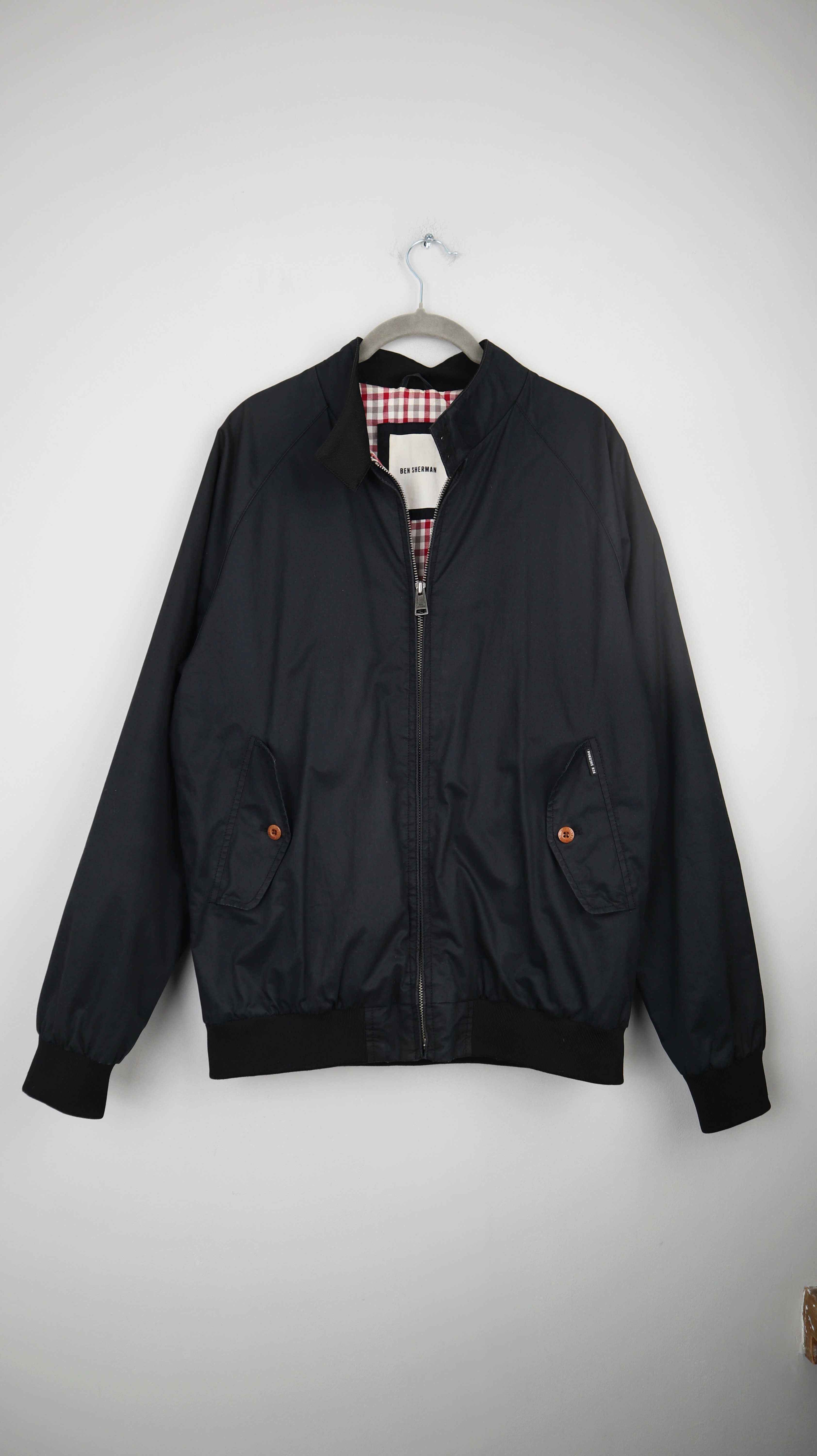 Ben Sherman Blouson Jacke schwarz Bomberjacke M Übergangsjacke