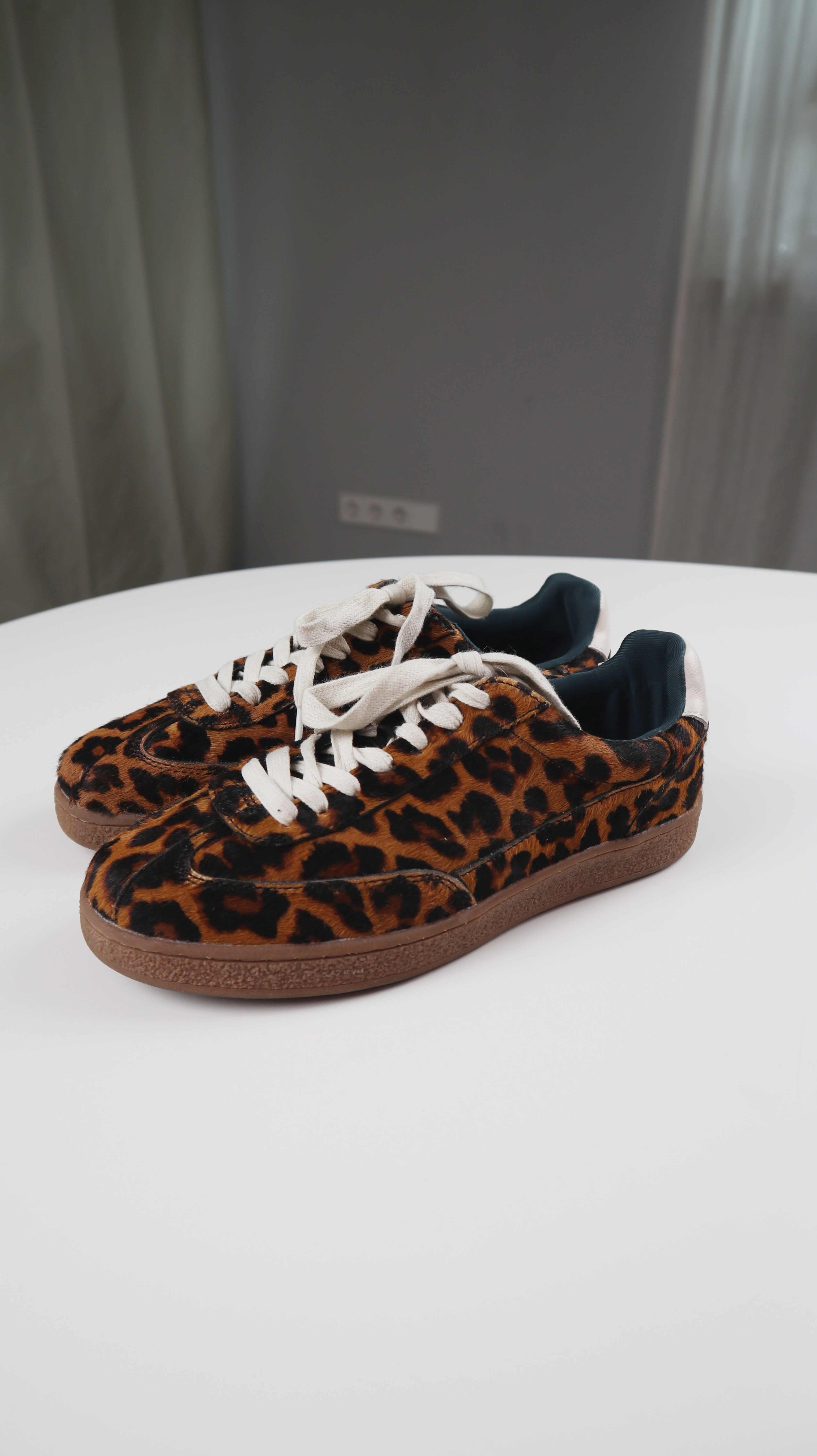 Parfois Sneaker Leo Leopardenmuster braun schwarz 39 Animalprint