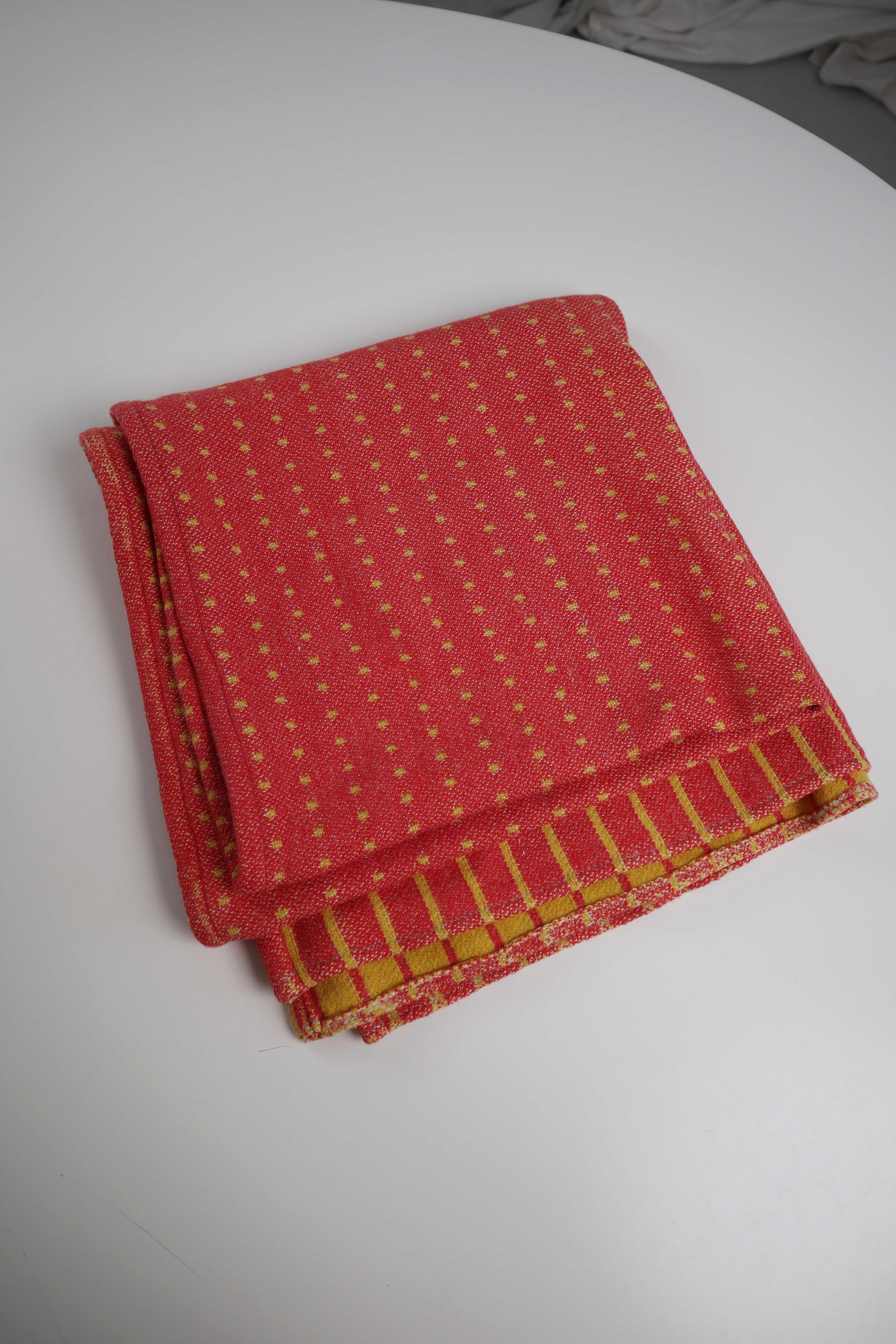 Manufactum Schal Tuch Decke Wollschal Orange Gelb Winterschal