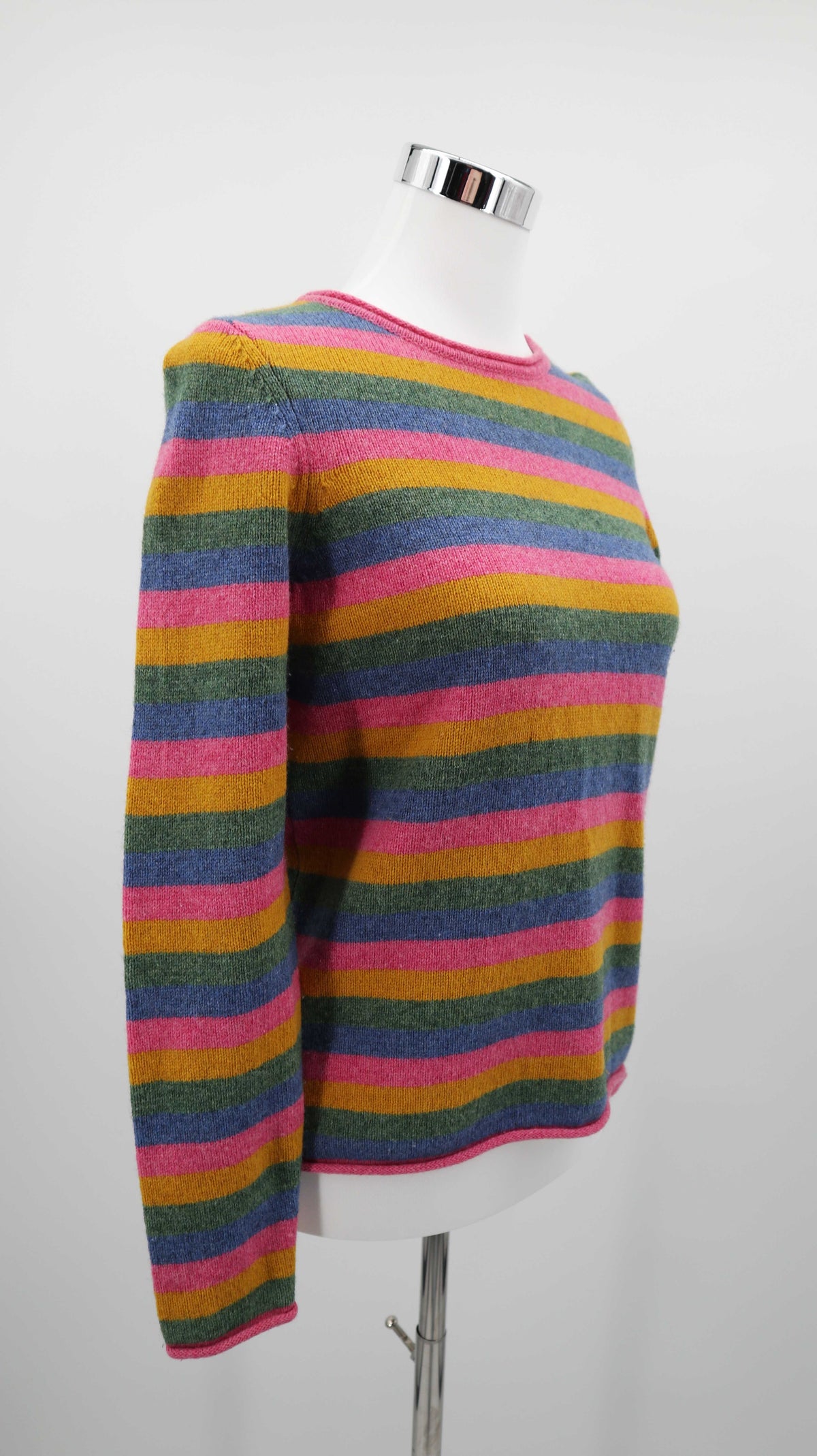 Brookshire Pullover 36 S gestreift Streifenpullover Wolle Wollpullover bunt
