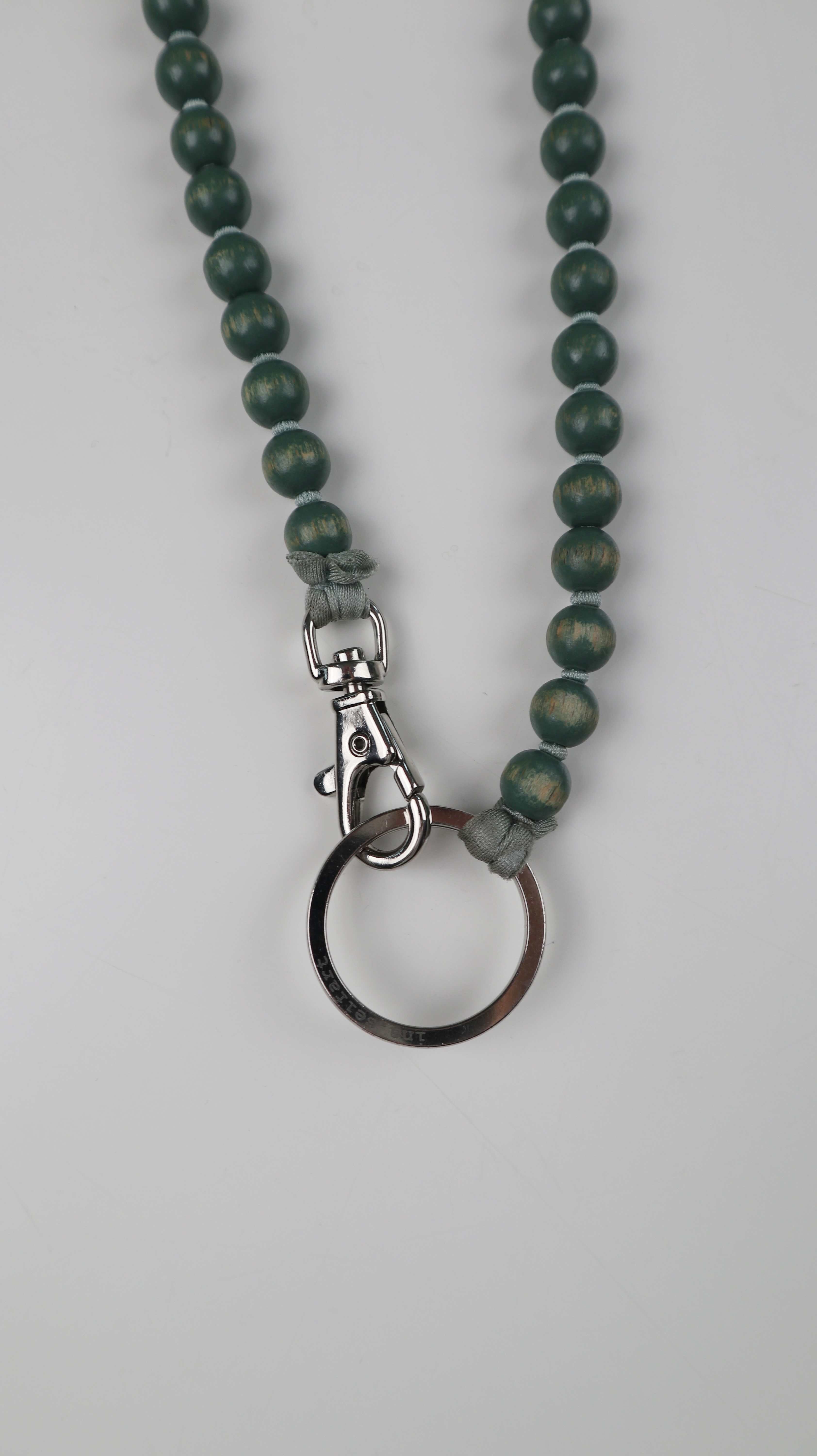 ina seifart Handykette Handyanhänger Charm Holzkette grün Kette