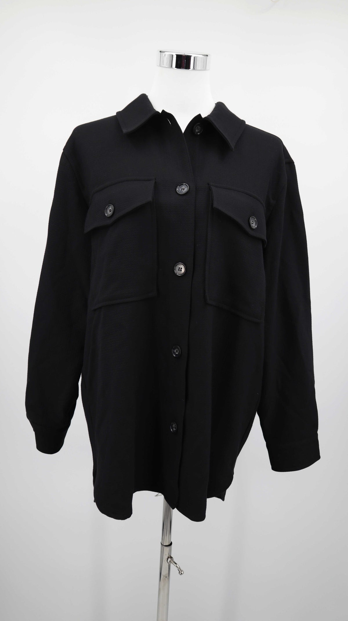Opus Hemd Shirt schwarz Jega 40 L 38 M Oberteil