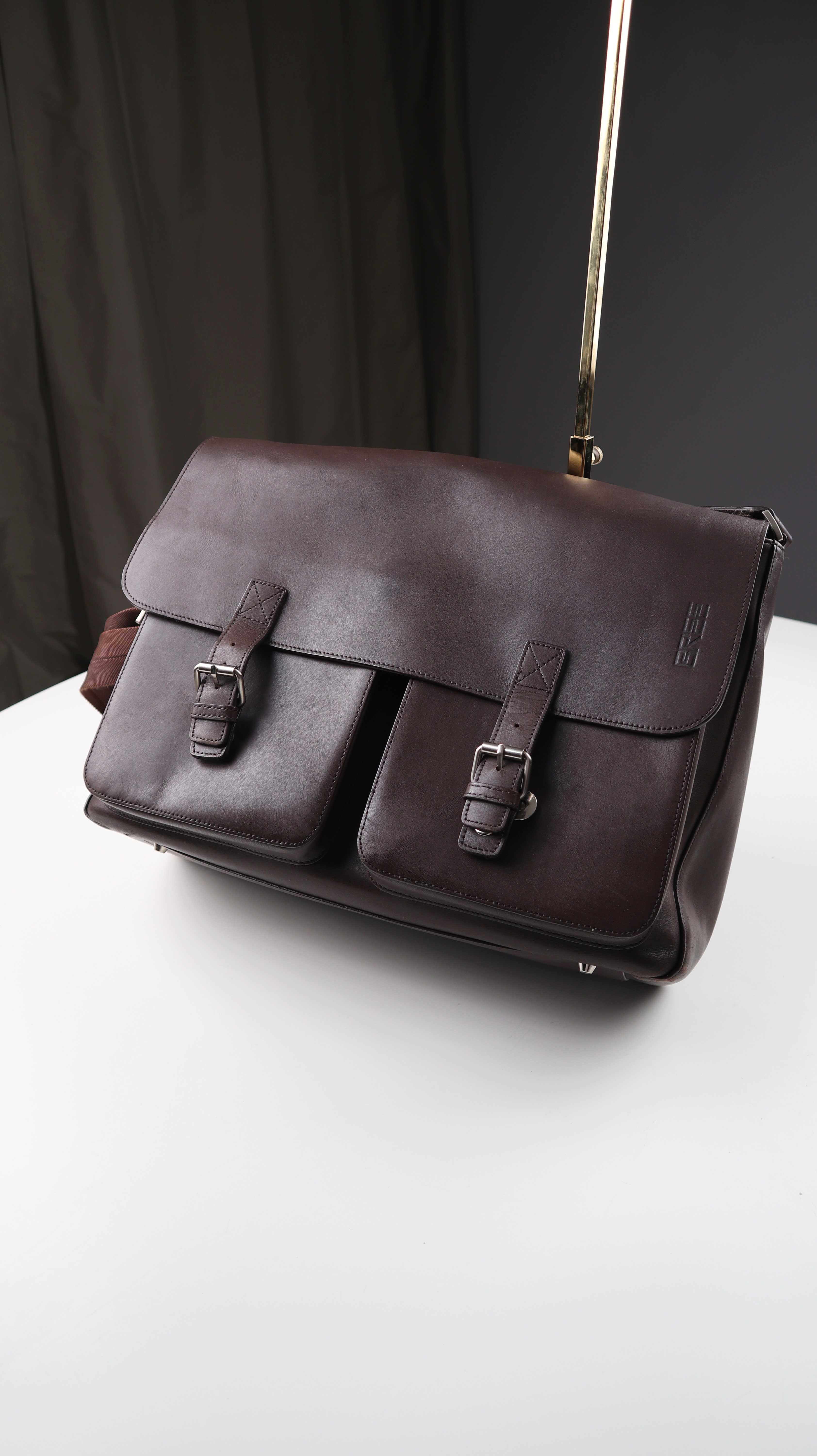 Bree Tasche Schultertasche Umhängetasche braun Aktentasche