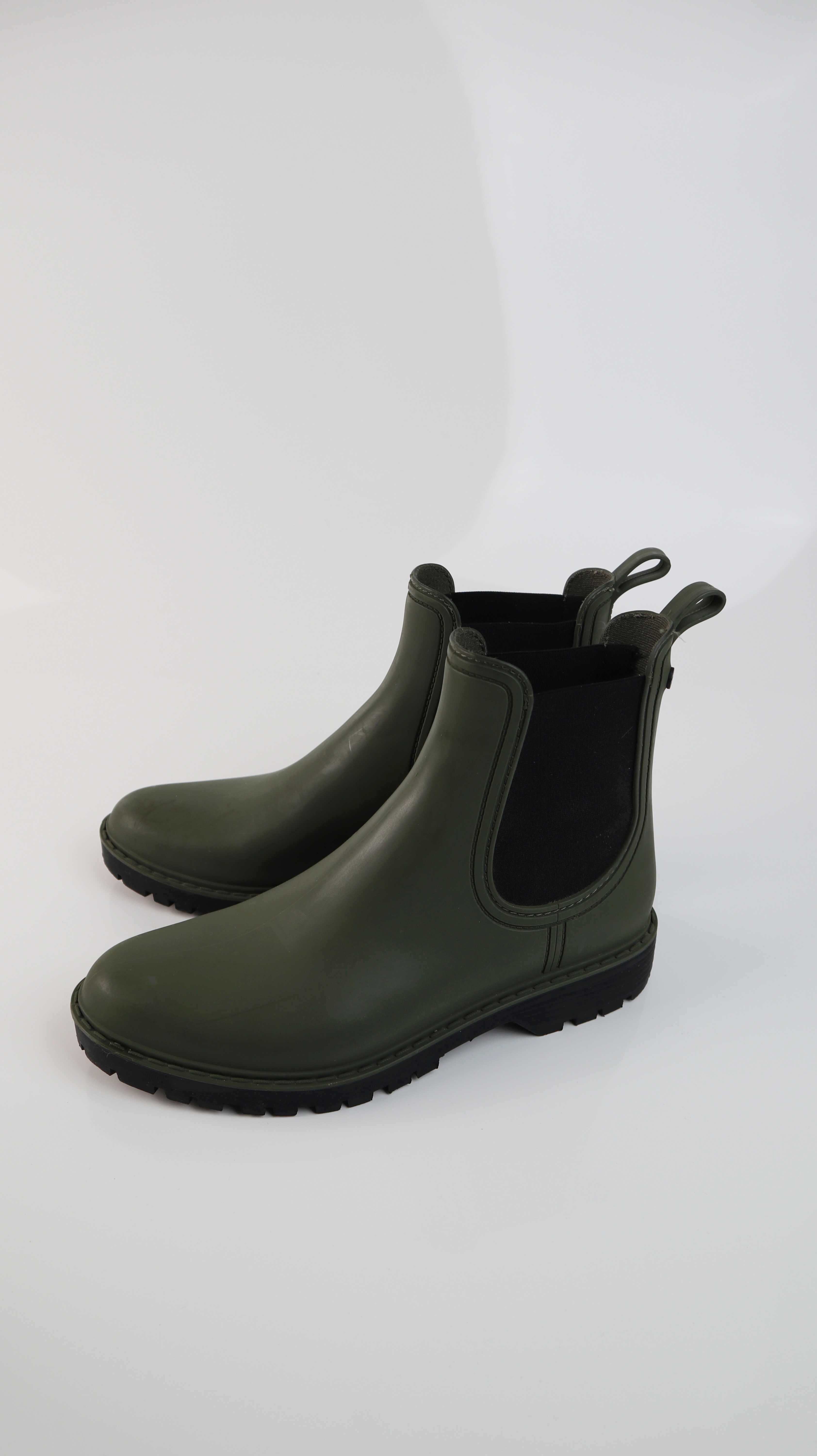 Tamaris Stiefeletten Grün Regenstiefel 41 Dunkelgrün Boots Gummistiefel