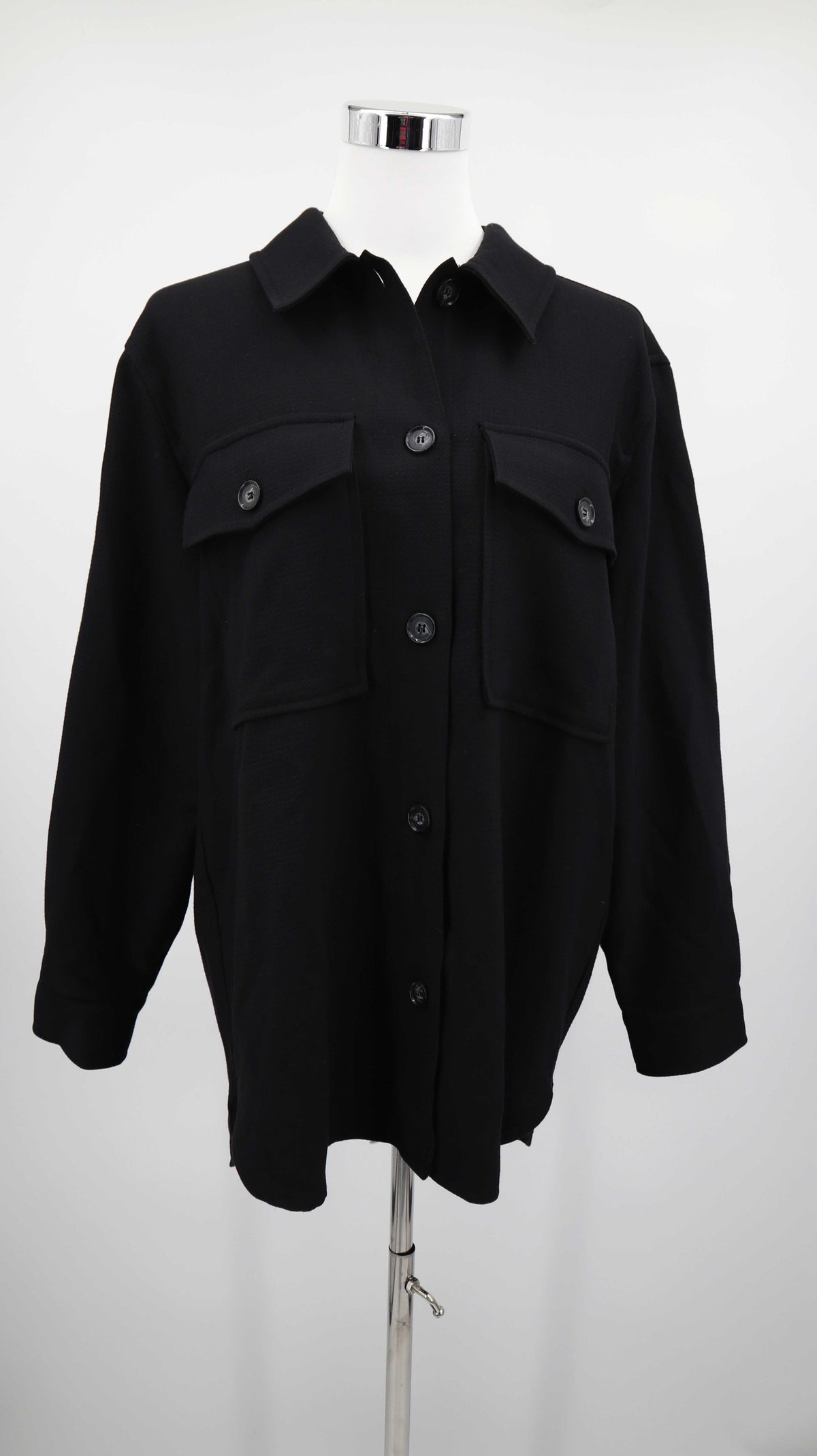 Opus Hemd Shirt schwarz Jega 40 L 38 M Oberteil
