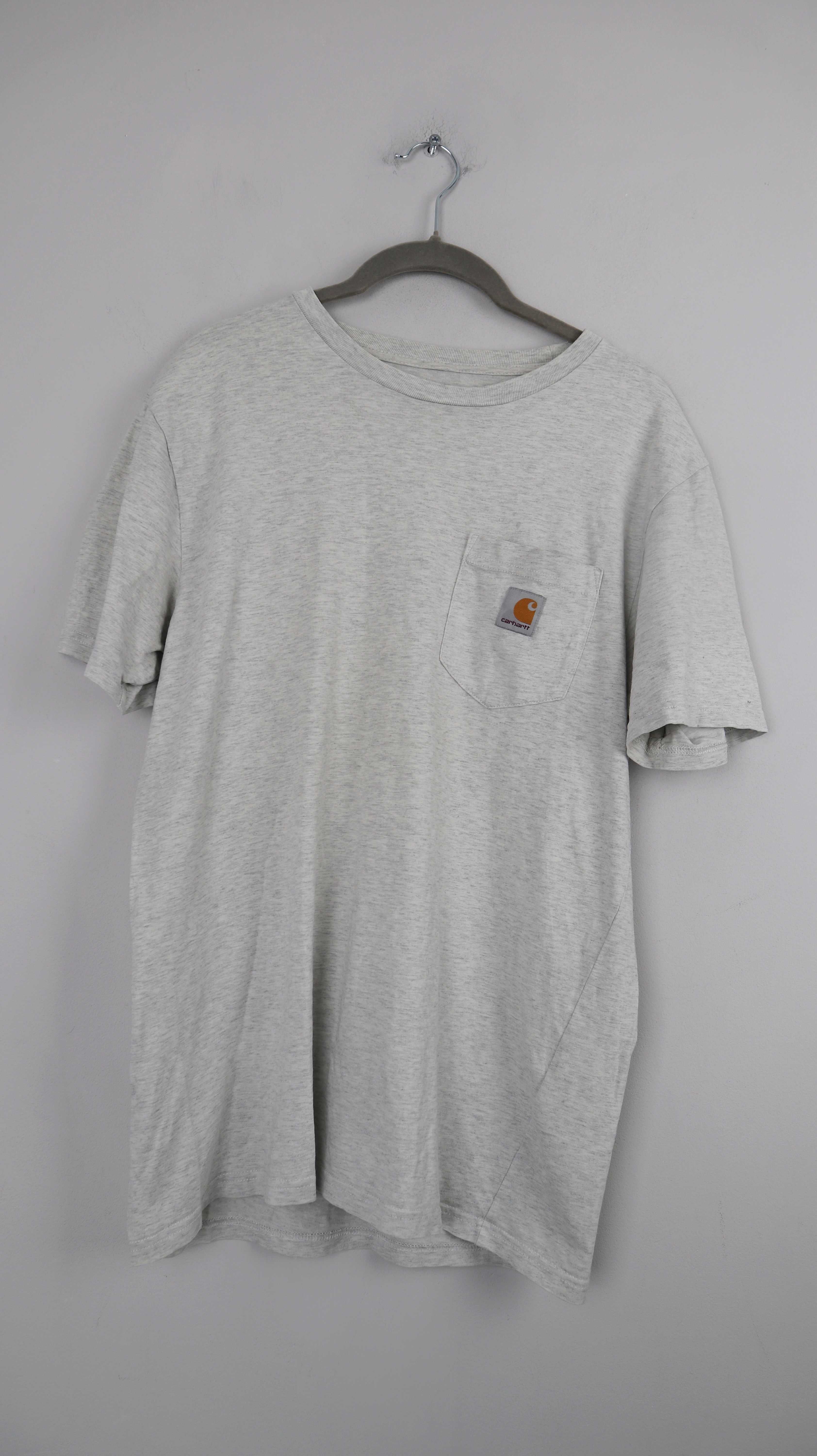 Carhartt Shirt Grau basic einfarbig pocket M