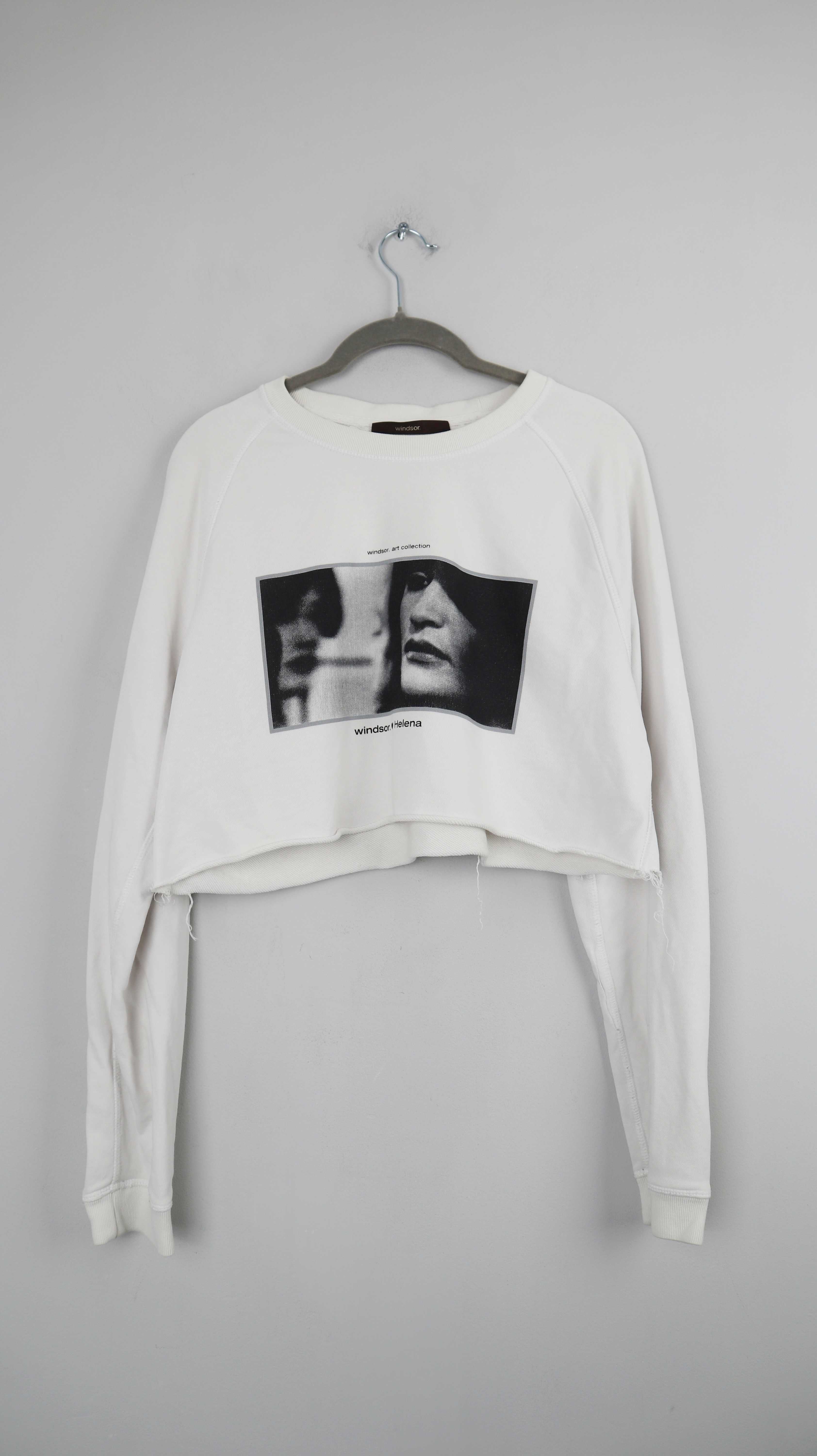 Windsor Pullover Pulli Weiß Cropped 38 M kurz Sweater – Handpicked