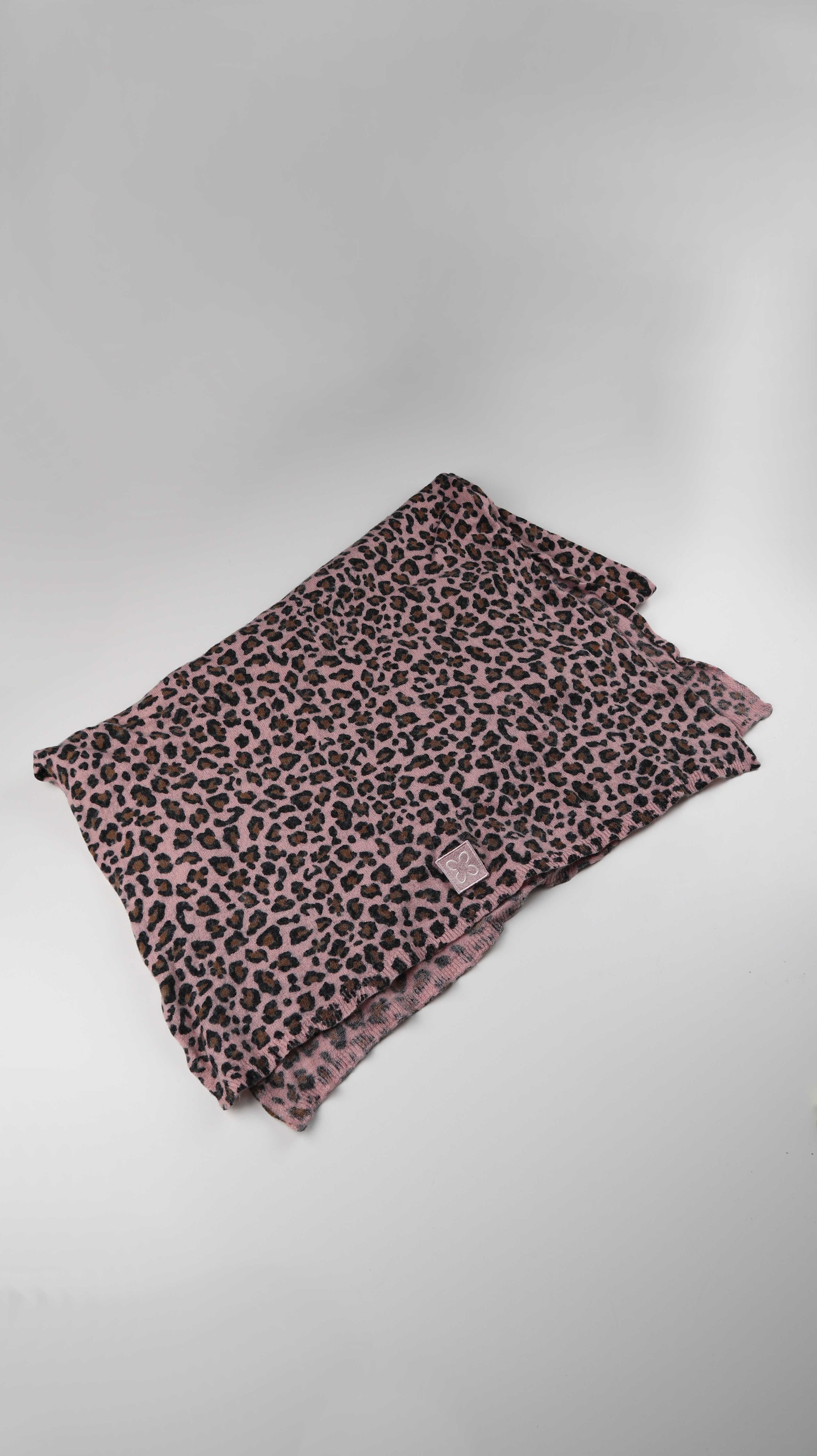 Codello Tuch rosa Leo Leopardenmuster Schal animalprint Altrosa schwarz