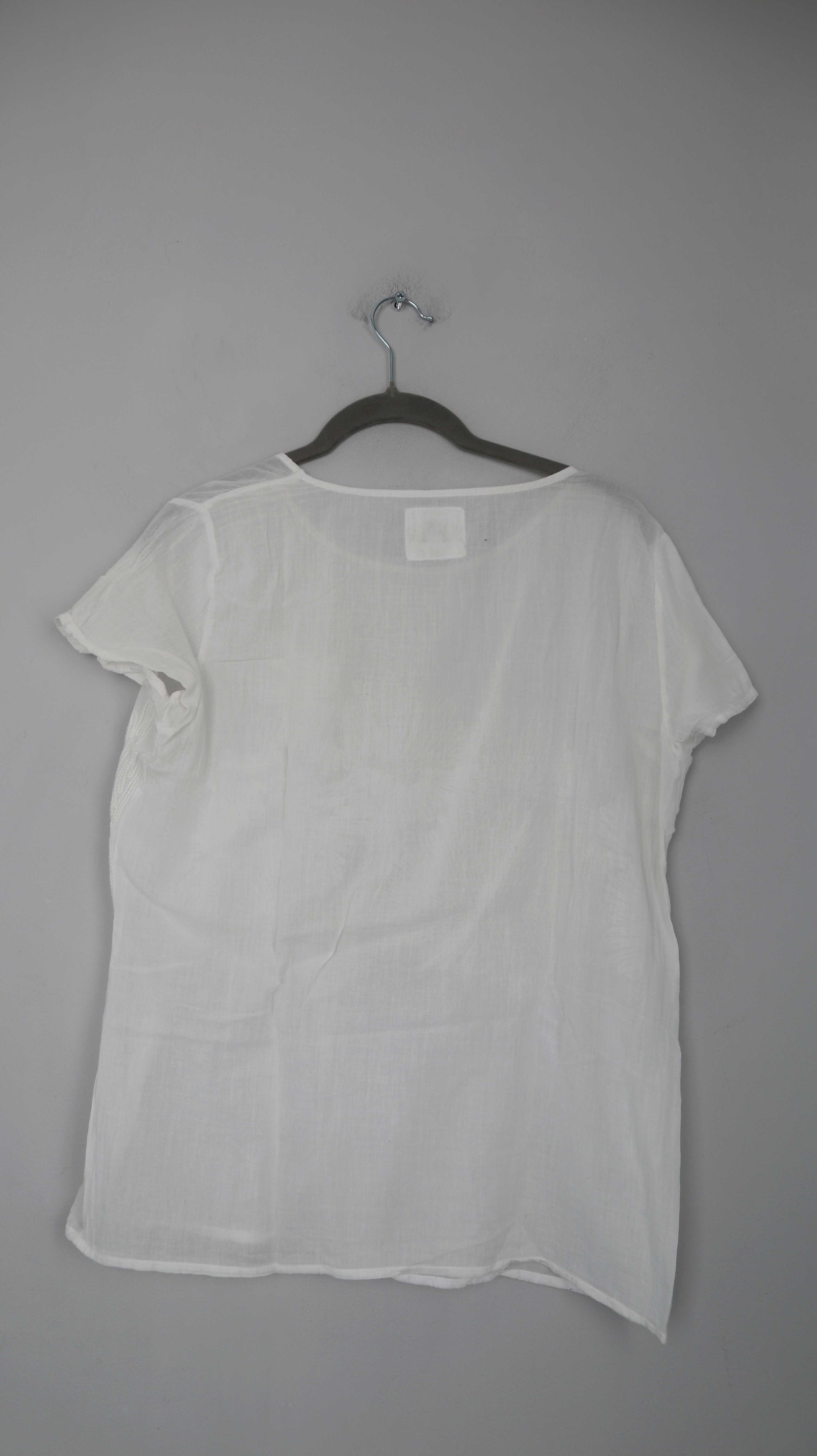 Deerberg Shirt T-Shirt weiß Leinen 38 M Sommershirt