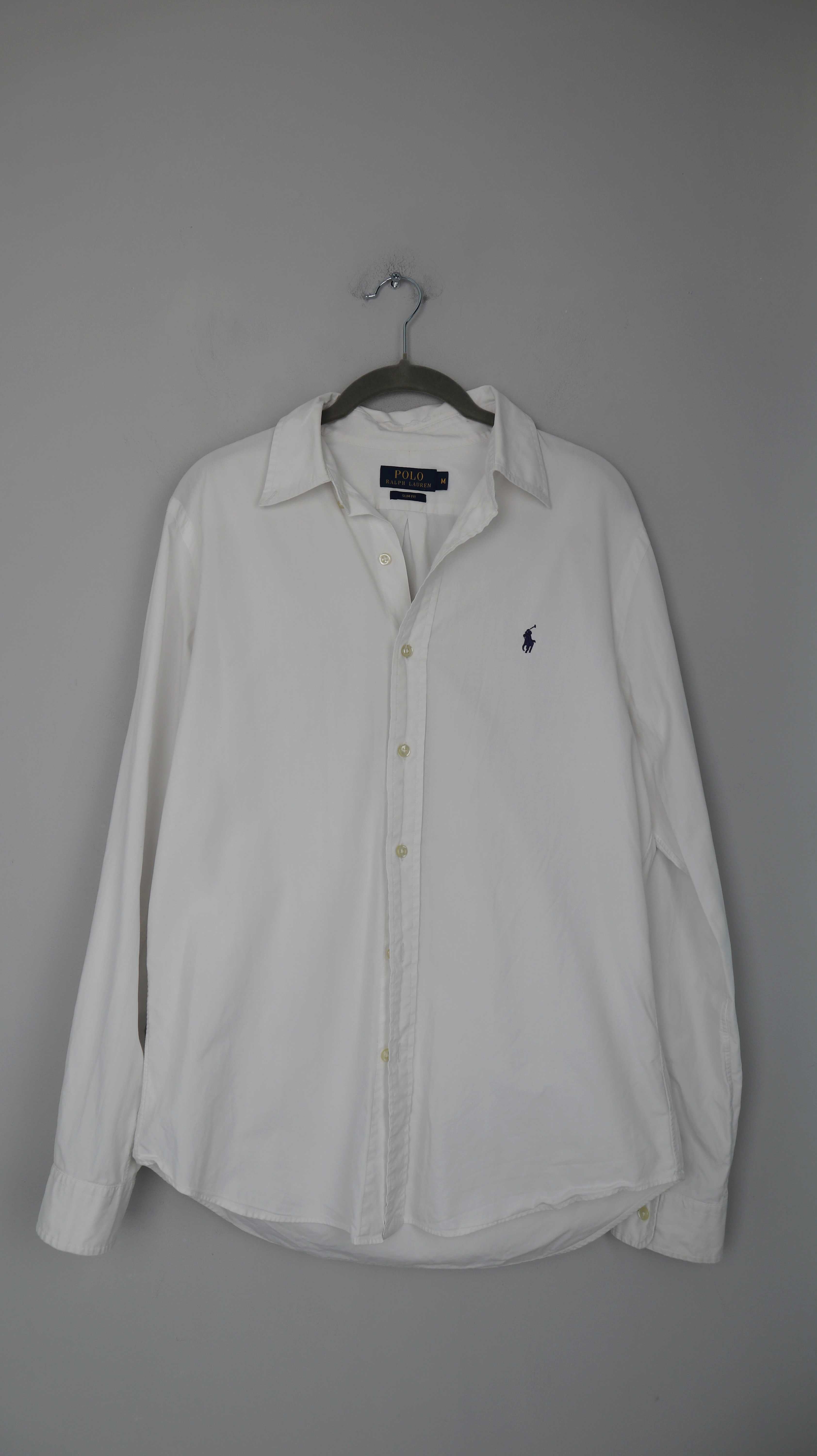 Ralph Lauren Polo Hemd weiß M slim fit Shirt Bluse