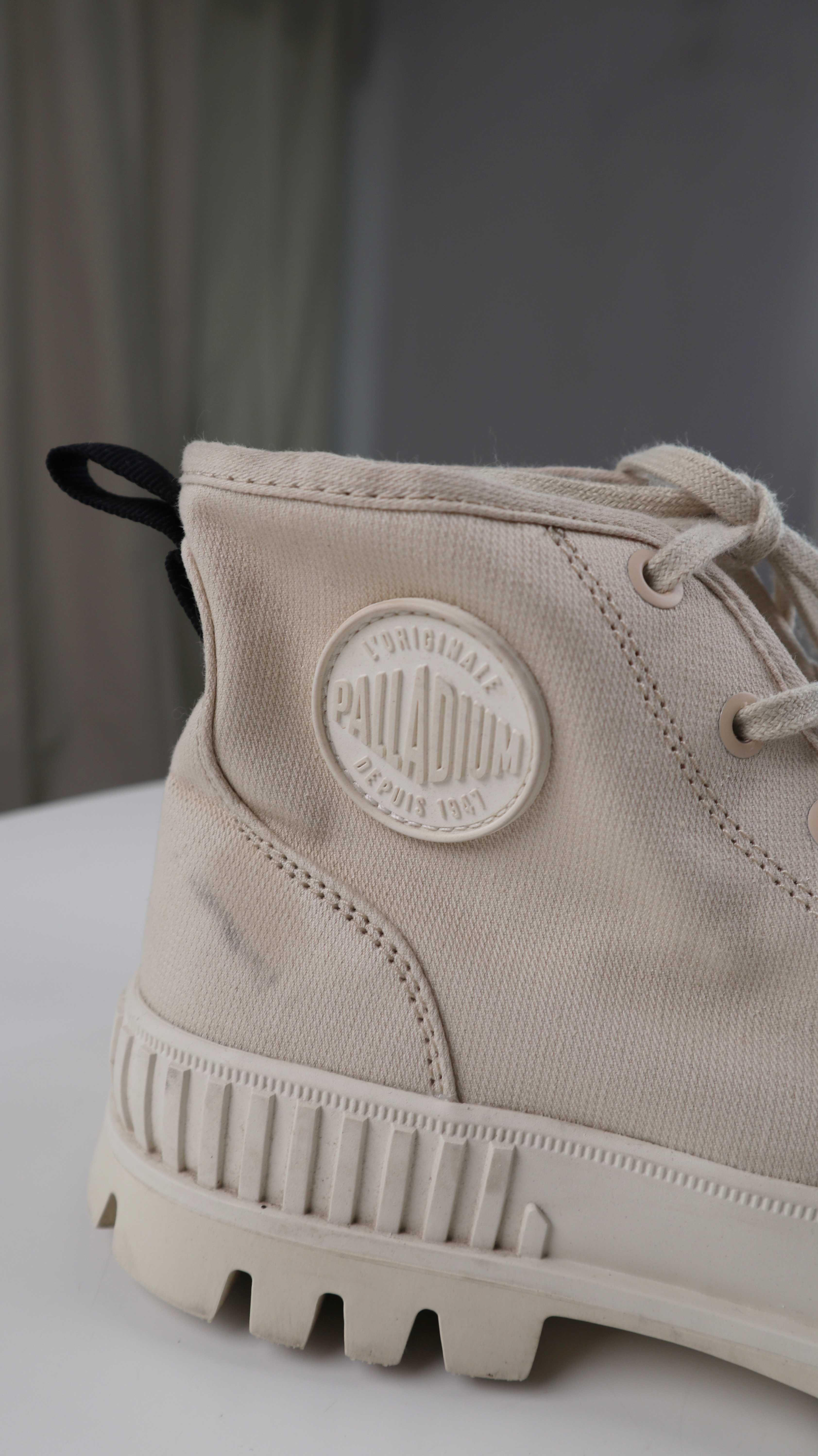 Palladium Stiefel Creme 40 Stiefeletten Boots Sahara Beige