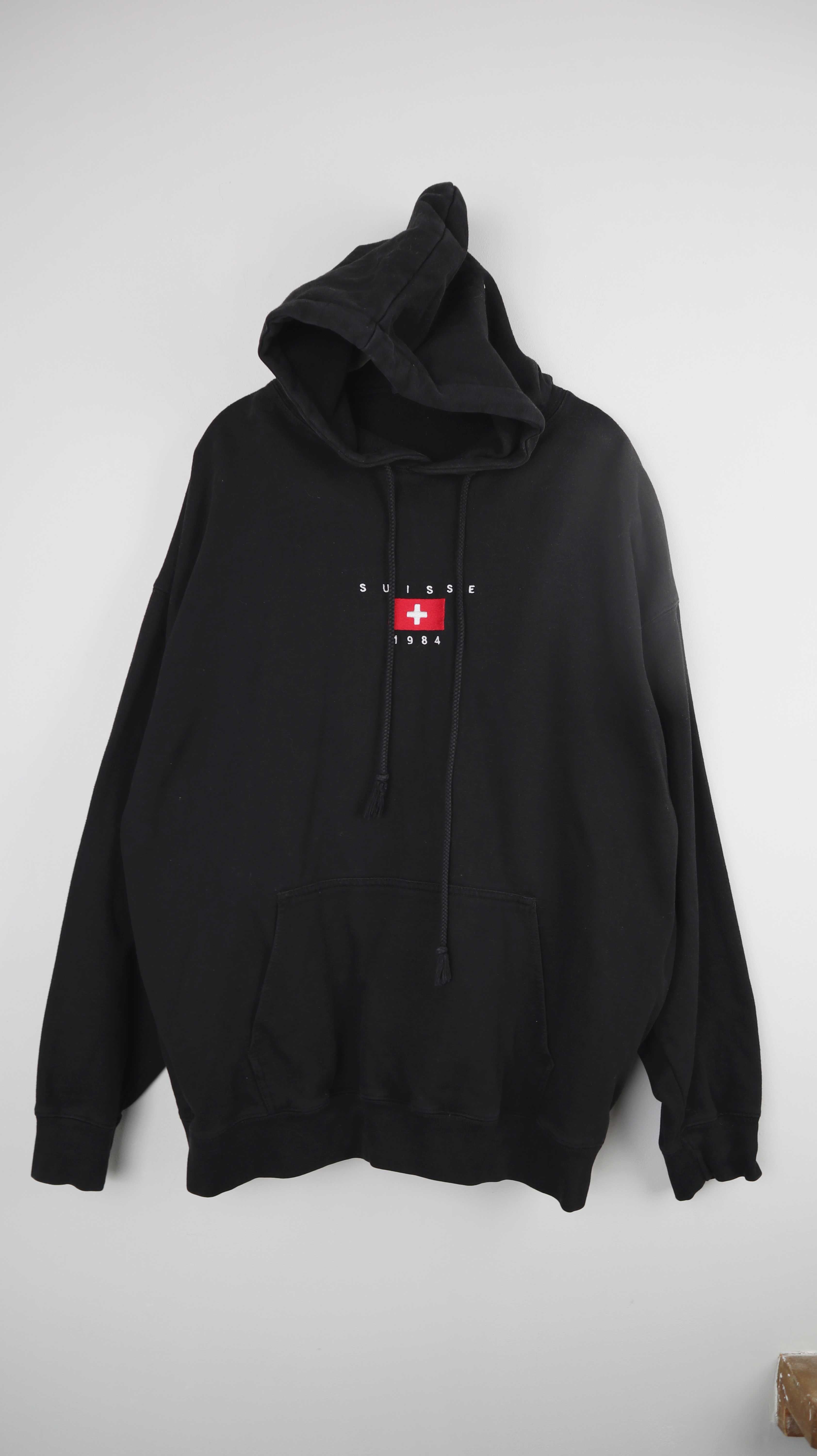 Brandy Melville Pullover Sweater Schwarz 38 M 40 L Hoodie Kapuzenullover