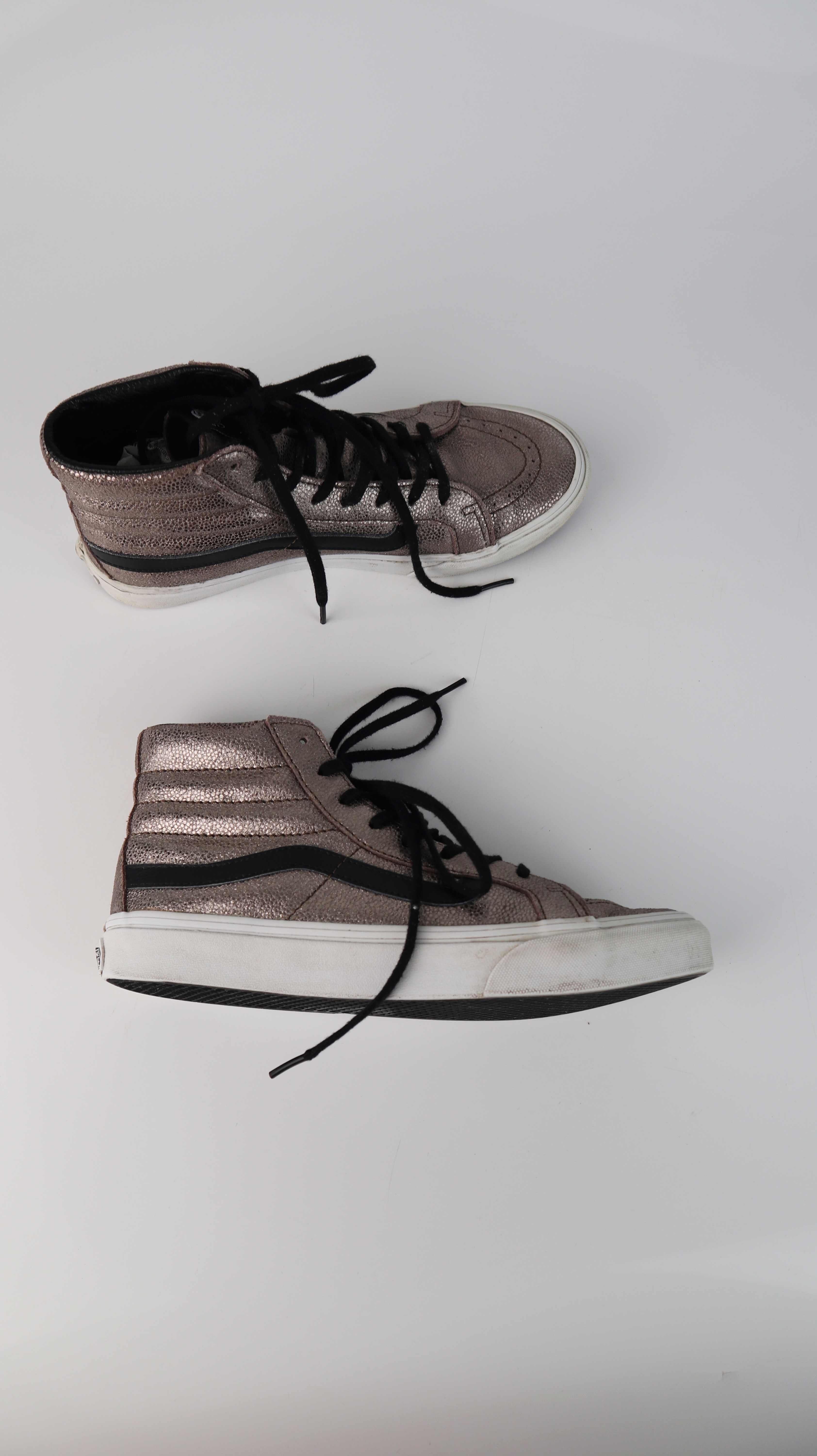 VANS Metallic 38,5 Sneaker Kupfer schwarz high SK8-HI