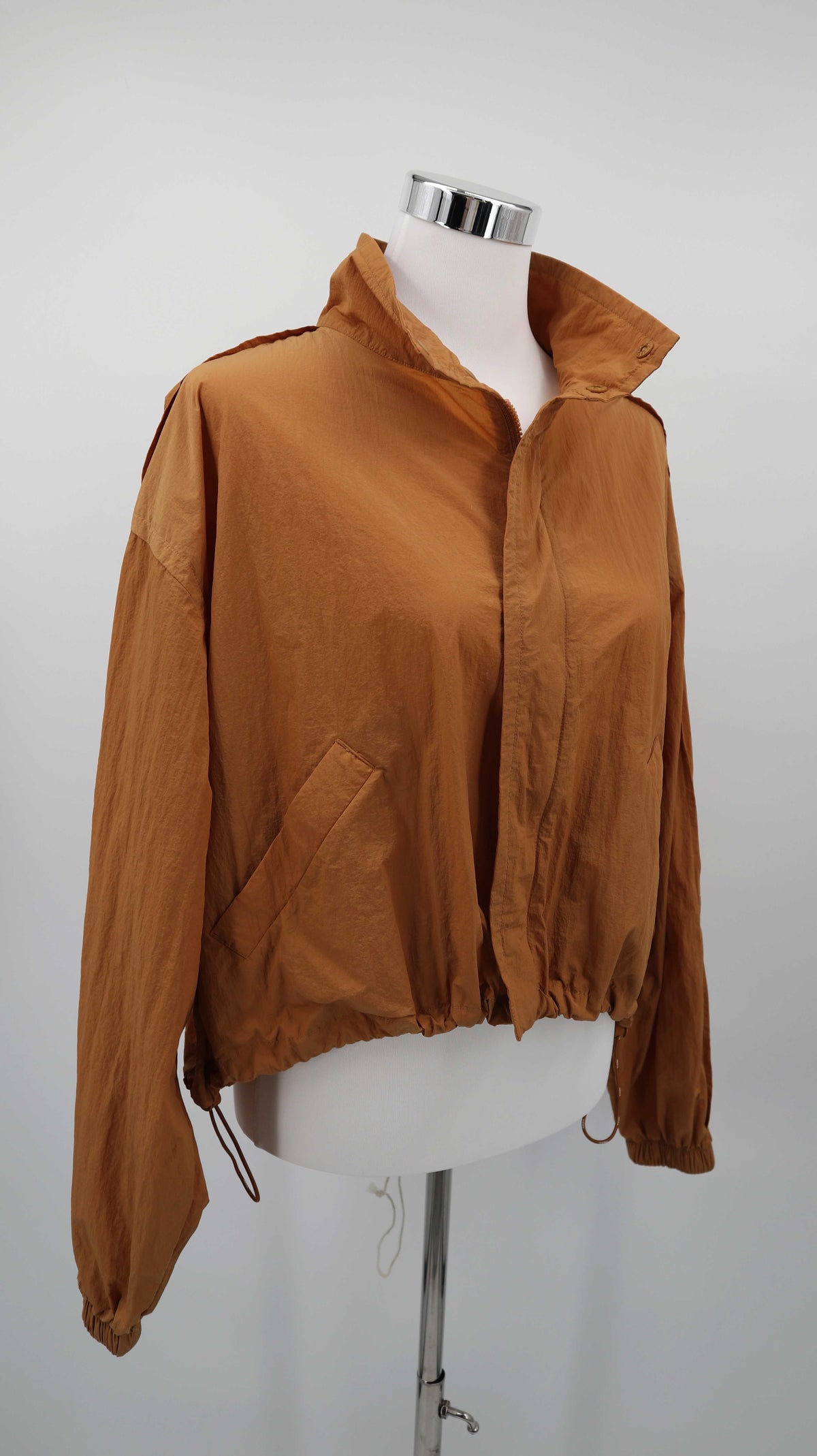 Wrangler Jacke S Windjacke Windbreaker Braun Übergangsjacke