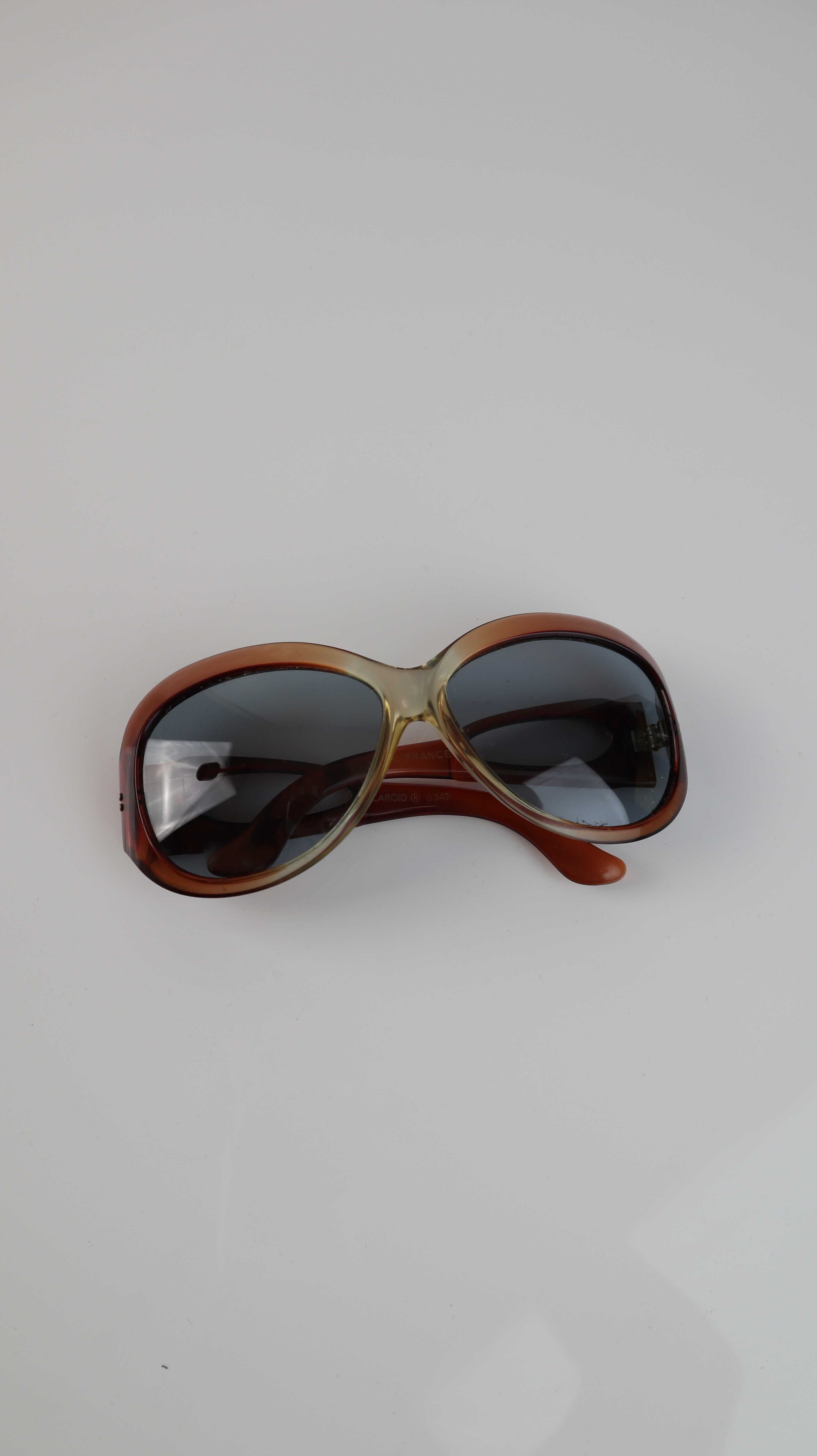 True Vintage Sonnenbrille France Frankreich rund blau