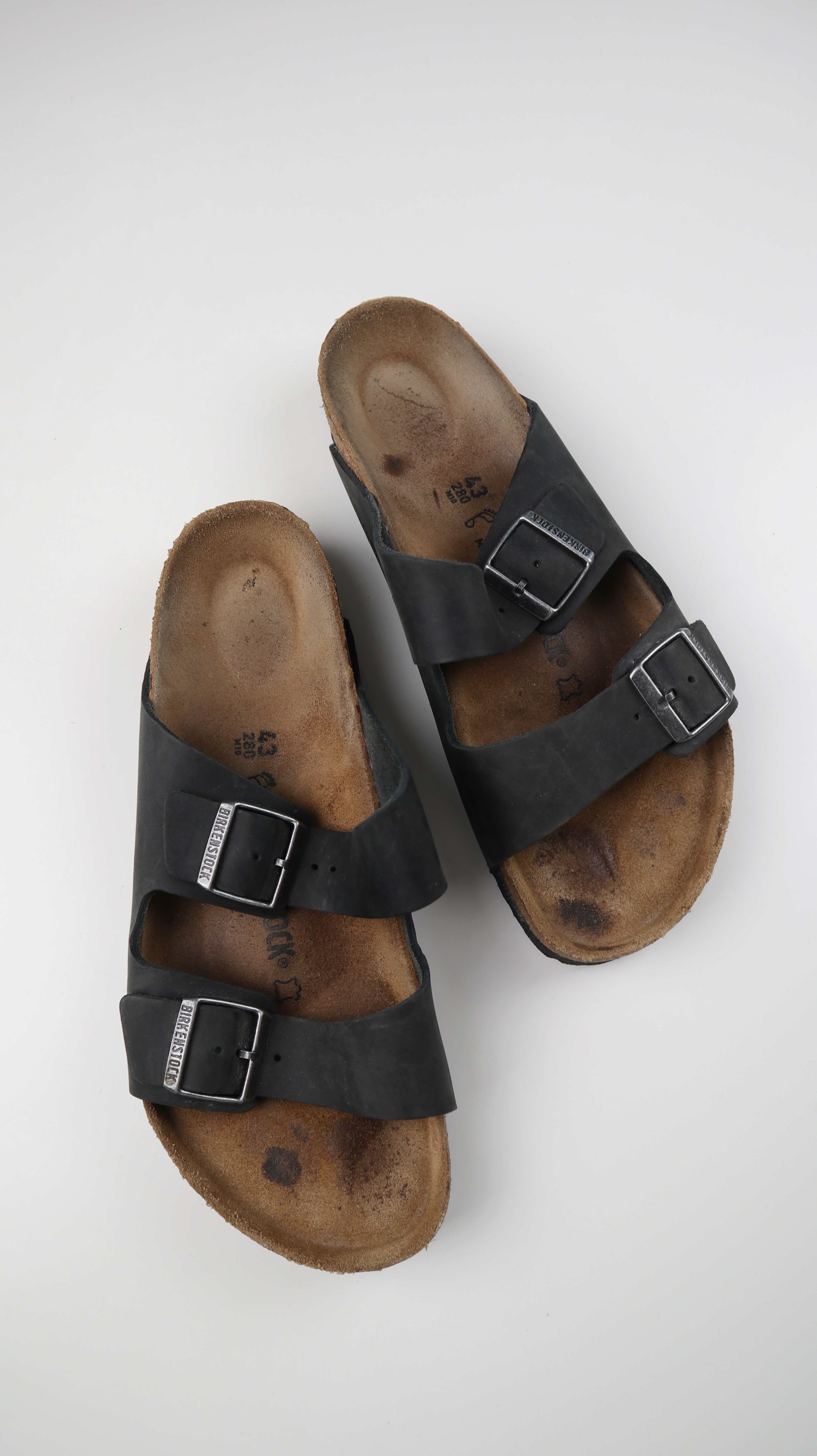 Birkenstock Sandalen Riemensandalette 43 Arizona Grau schwarz
