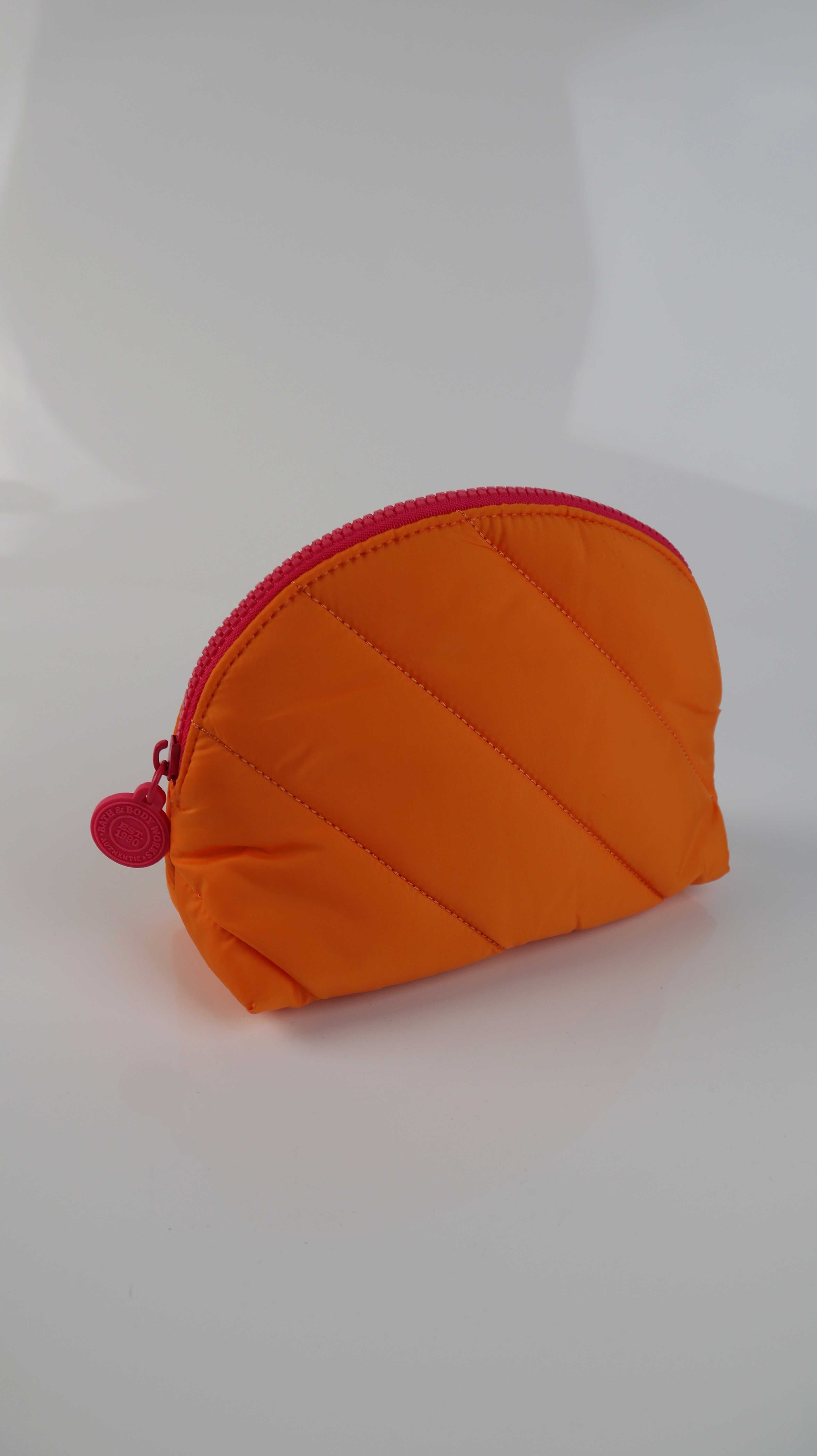 Etui Case Orange Nylon gesteppt Bath & Body Works