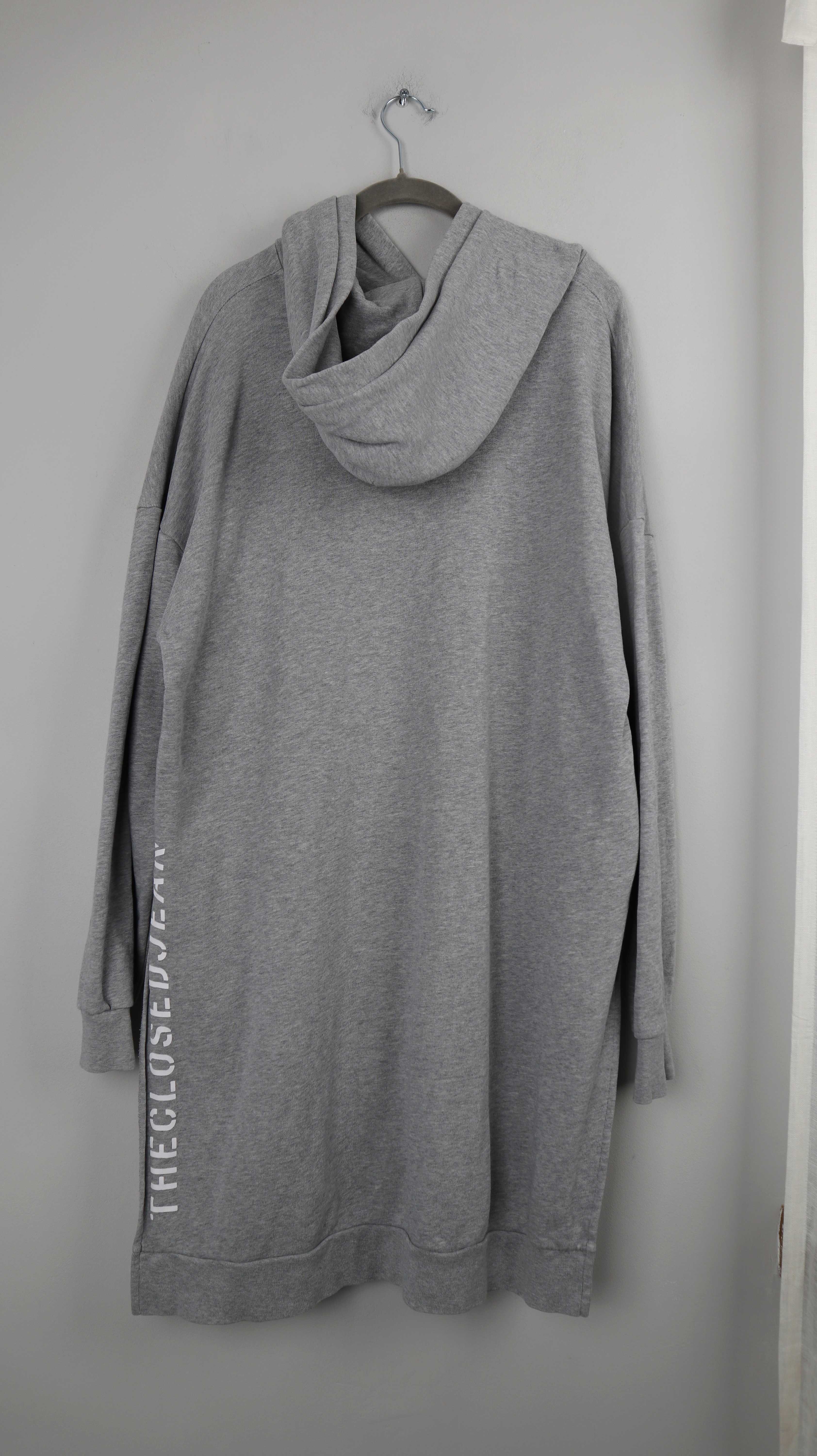 Closed Hoodie Shirt Shirtkleid Grau Sweater 40 L Kapuzenpullover