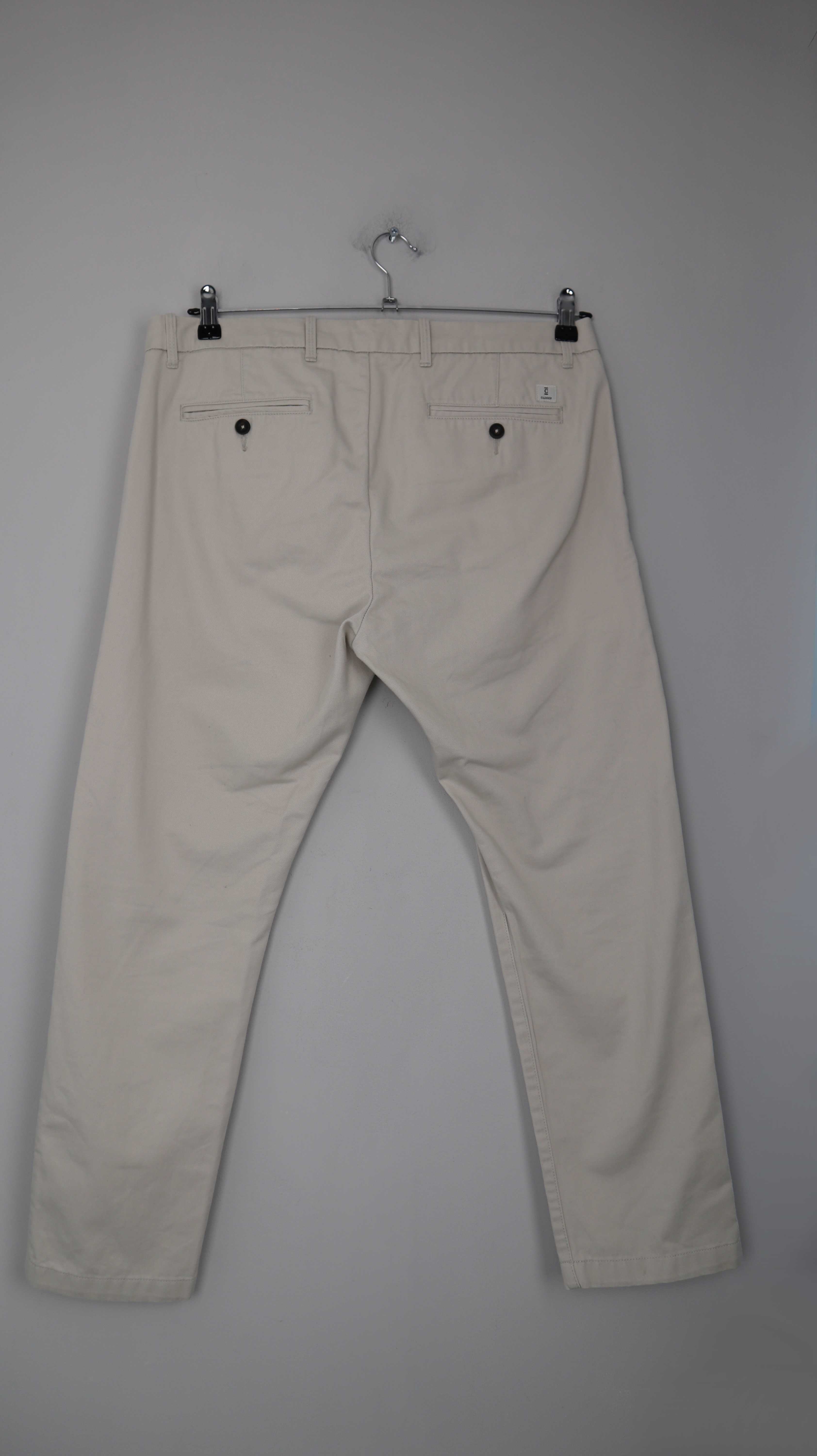 Closed Hose Chino Beige Creme Japanese Woven Atelier Cropped 33