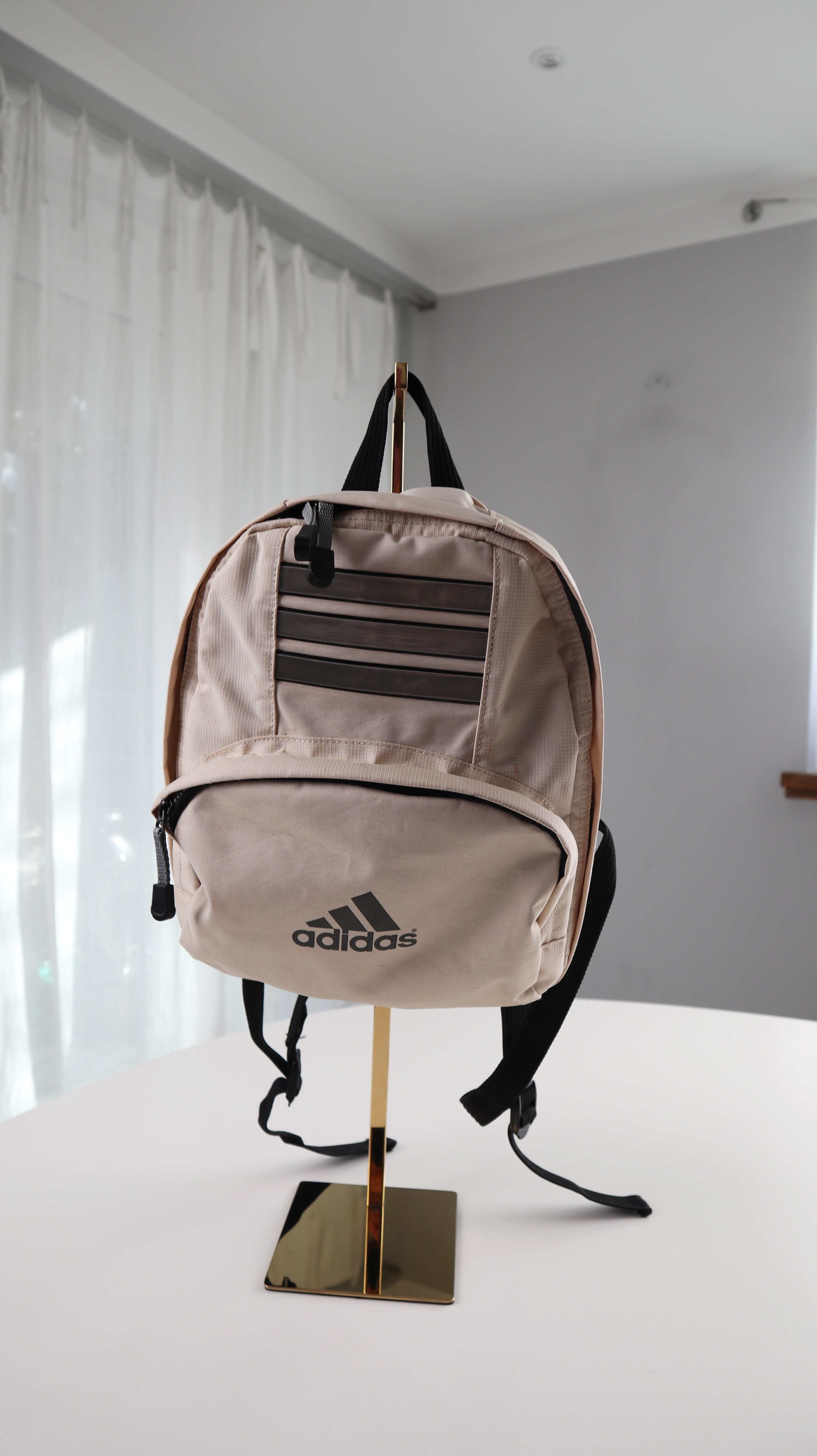 Adidas Rucksack Tasche true Vintage 1999 Beige Creme Klein