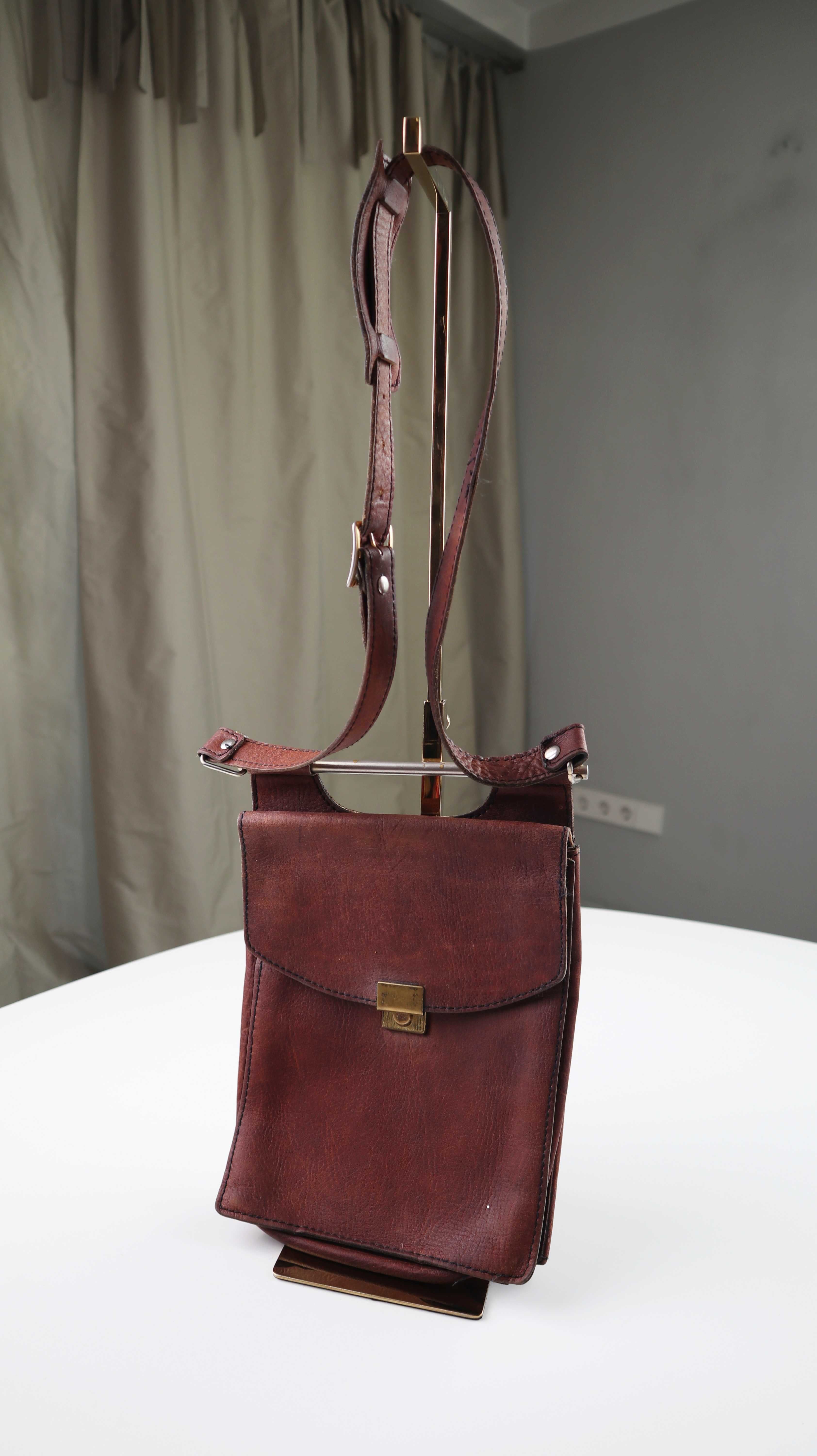 True Vintage Tasche Ledertasche Umhängetasche Etui
