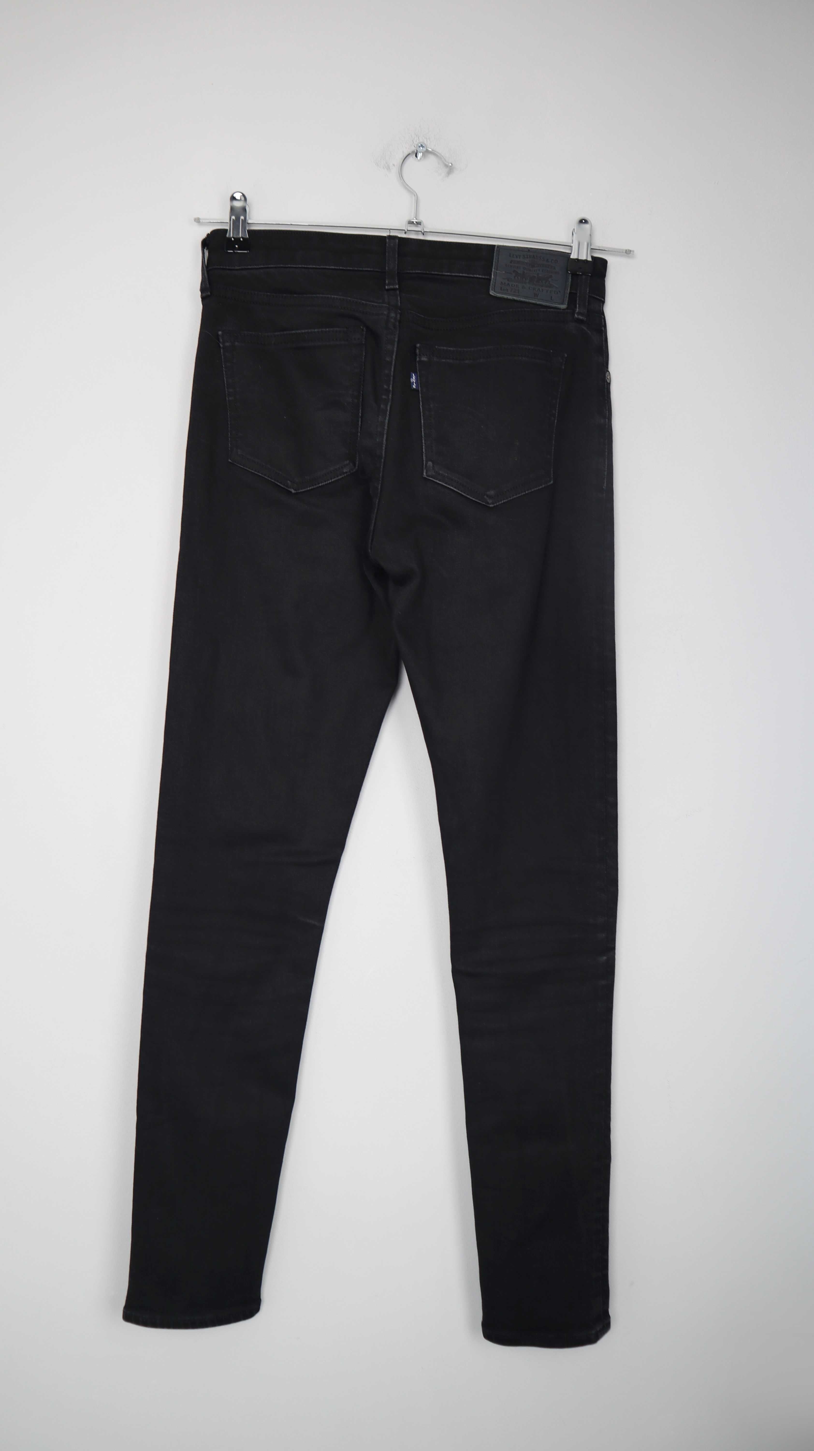 Levis High Raise Skinny schwarz 25 32 Lot 721 Dunkelgrau eng Hose Jeans Röhrenhose