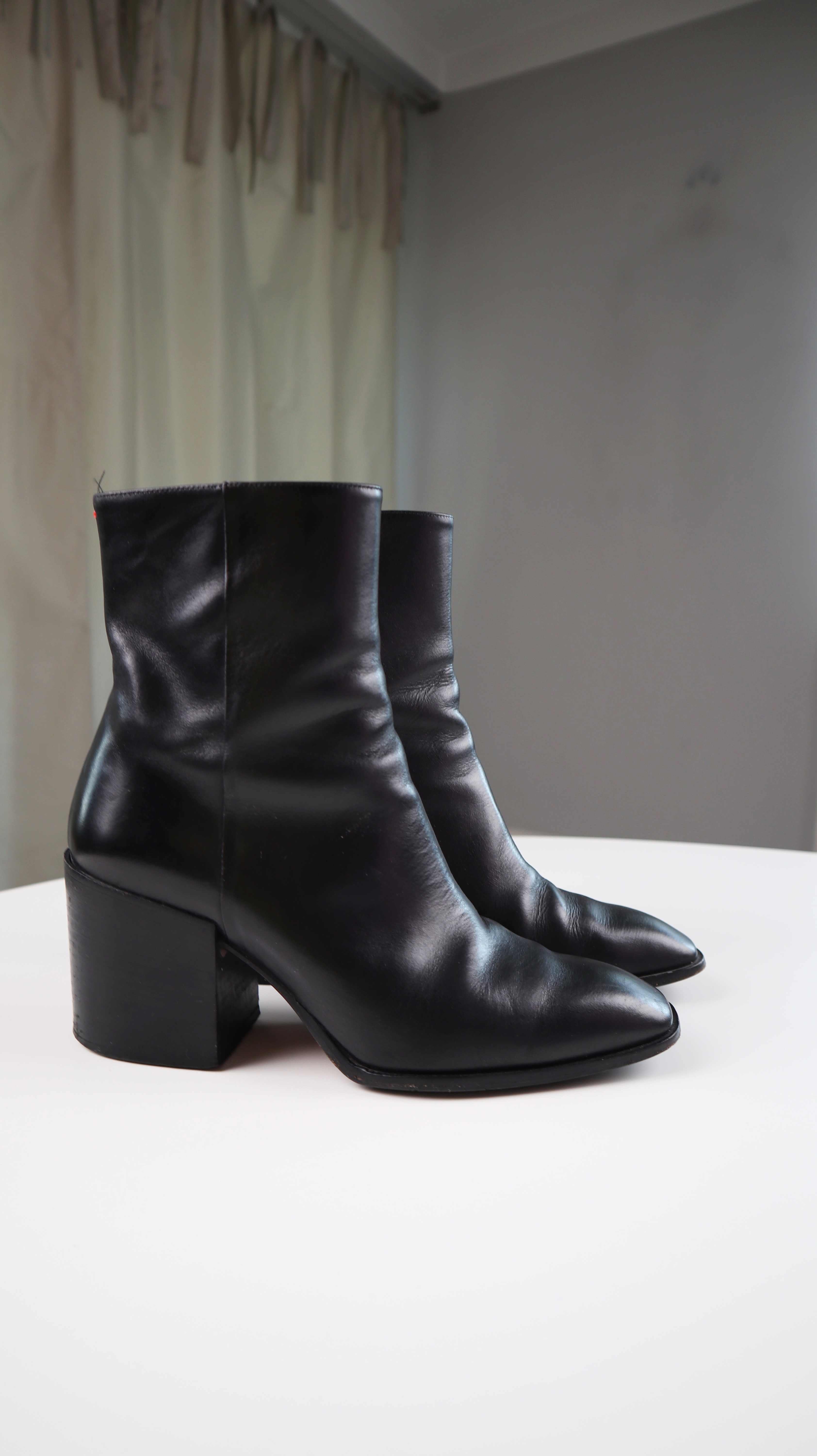 Aeyde Stiefeletten Stiefel Schwarz 39 Boots Bikerboots