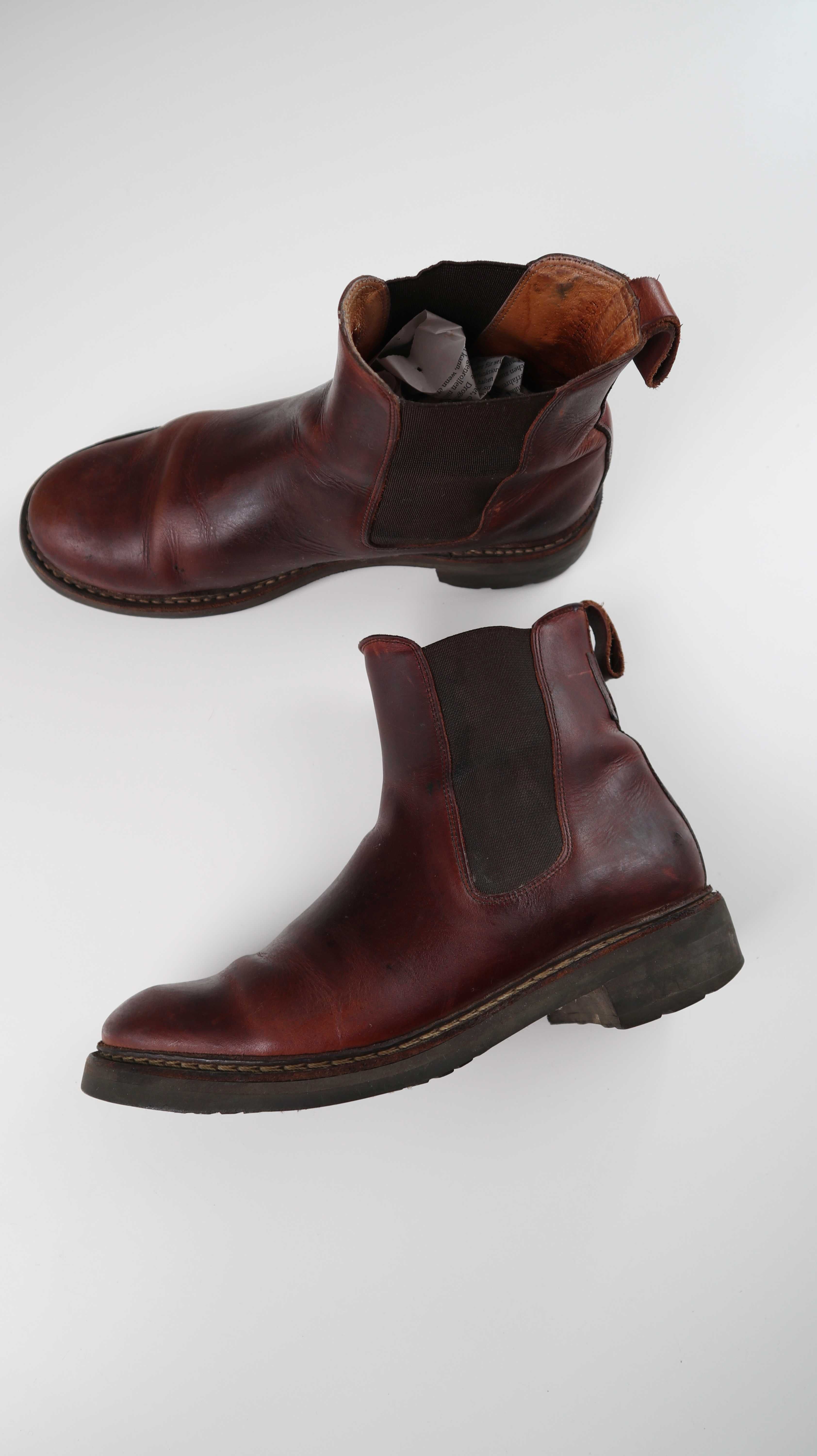 Aigle Stiefeletten 40 Braun Lederstiefel Stiefel Glattleder