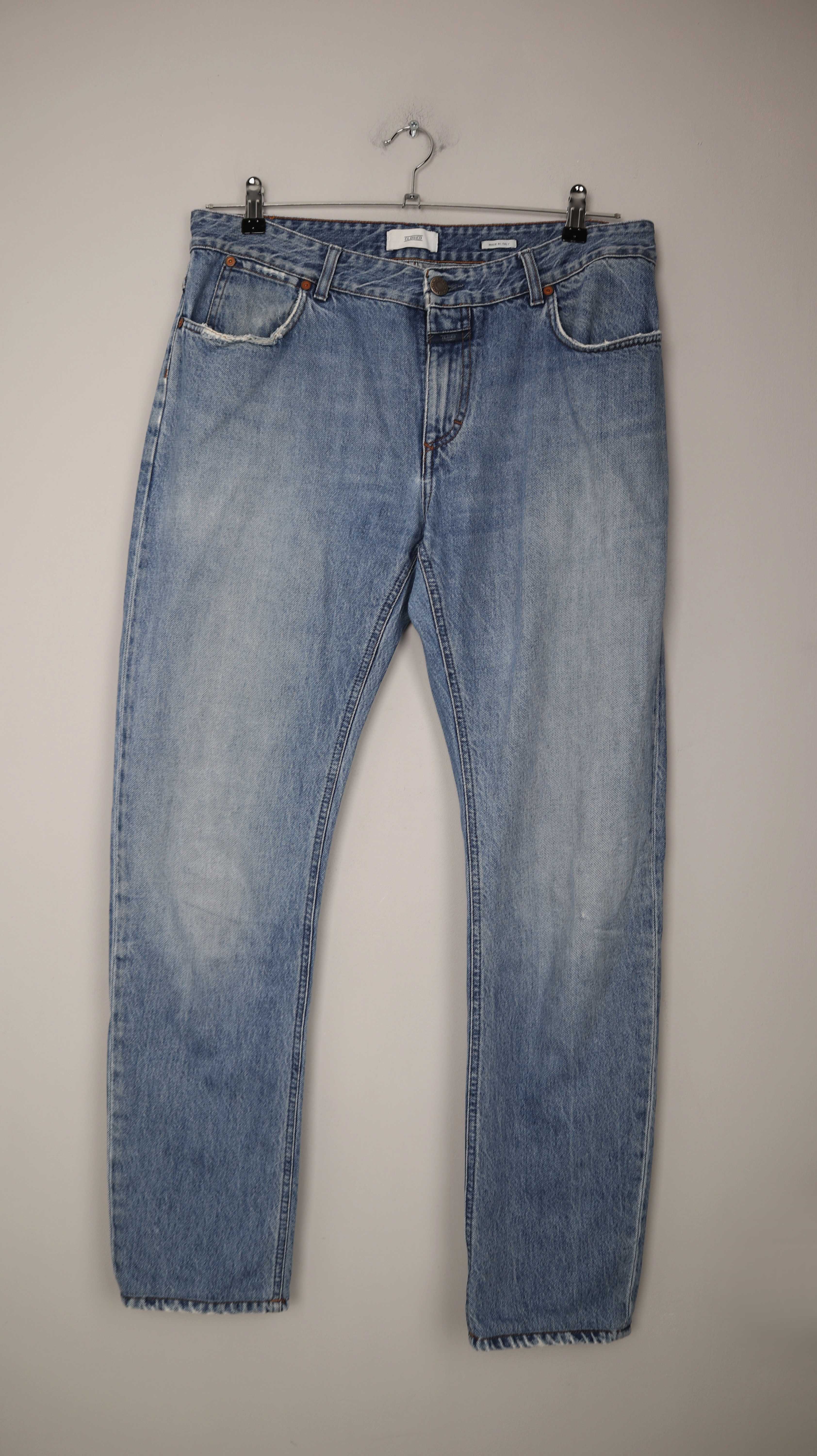 Closed Jeans Unity Slim 34 L denim washed straight leg Hose