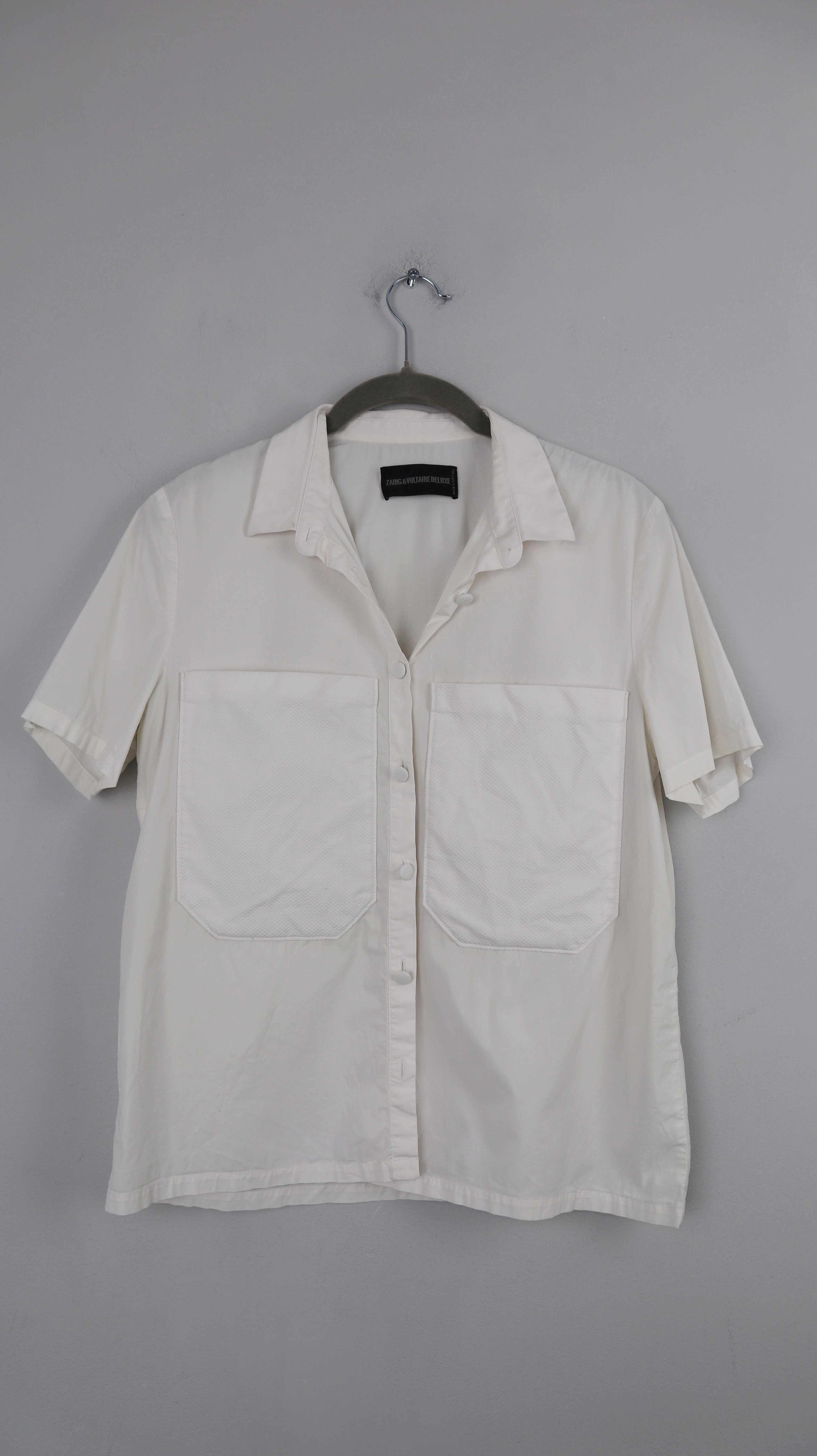 Zadig & Voltaire Bluse Hemd 36 S weiß Weiss Tilna Deluce Shirt Oberteil
