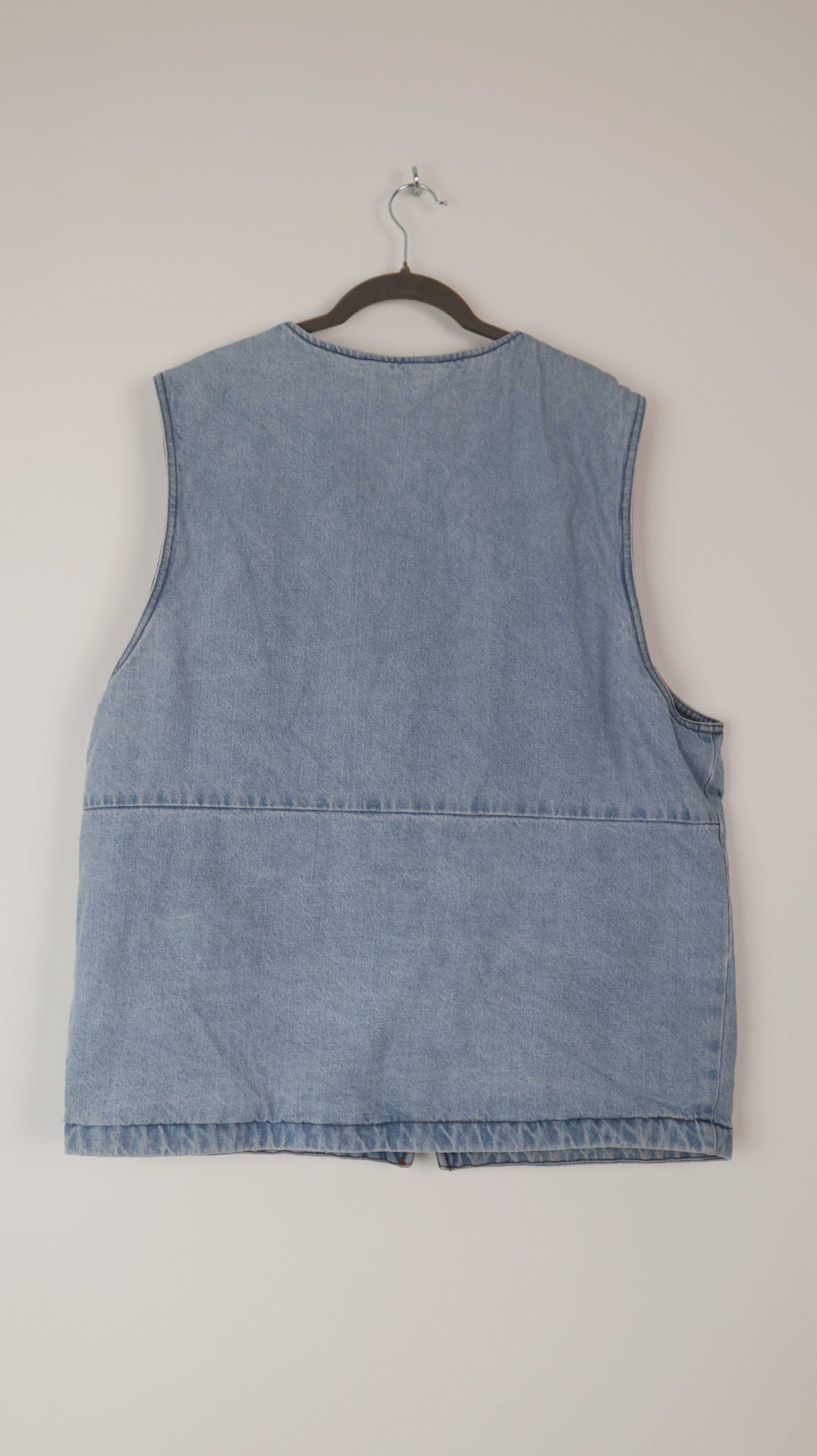 Dickies Weste Jeans Jeansweste Jeans Denim 38 M blau Light Wash SMR Vest