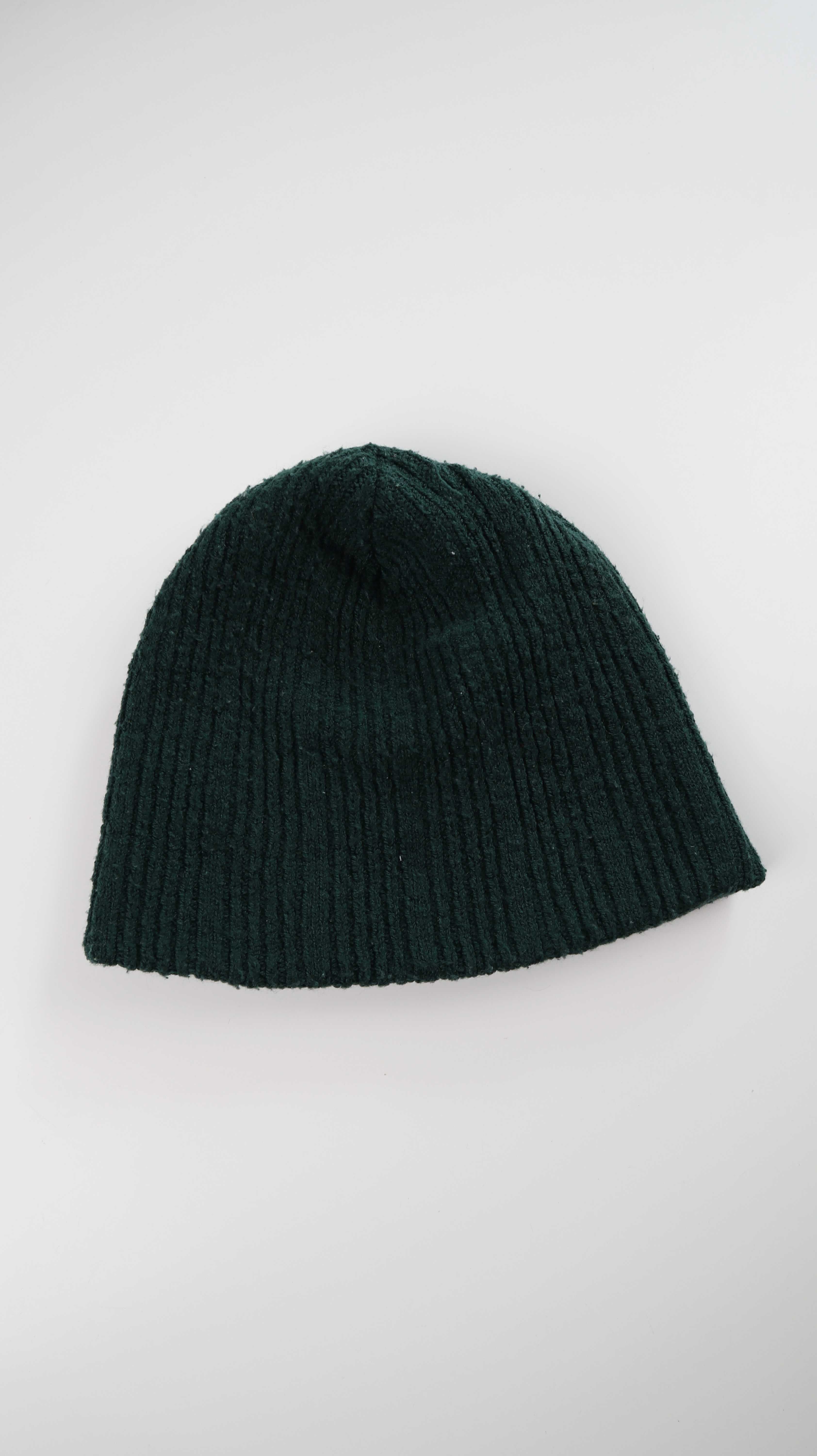 Weekday Mütze Beanie Grün dunkelgrün Strickmütze