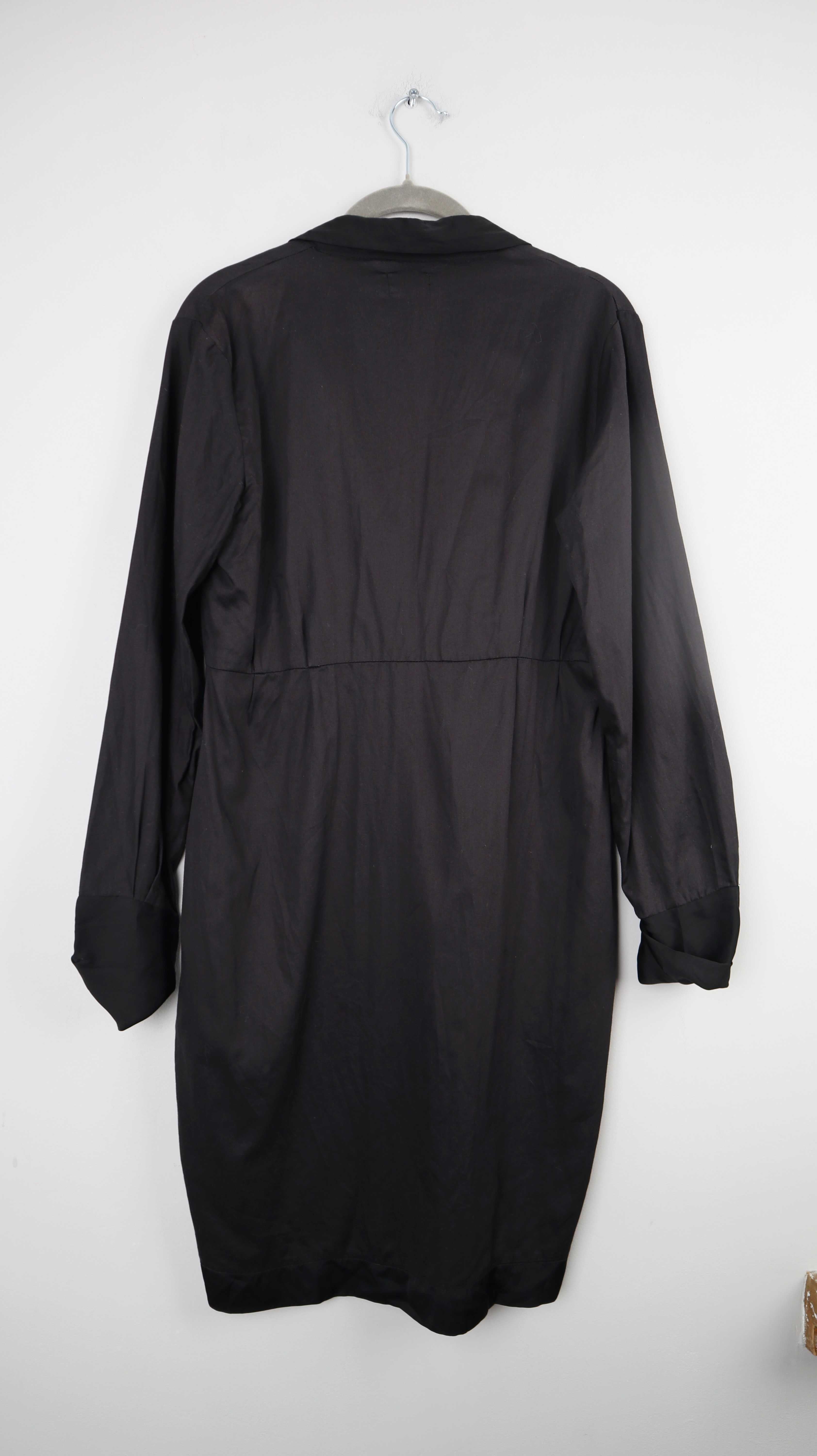 Cheap Monday Kleid Shirt Oberteil Hemd Bluse schwarz 38 M smokey coat