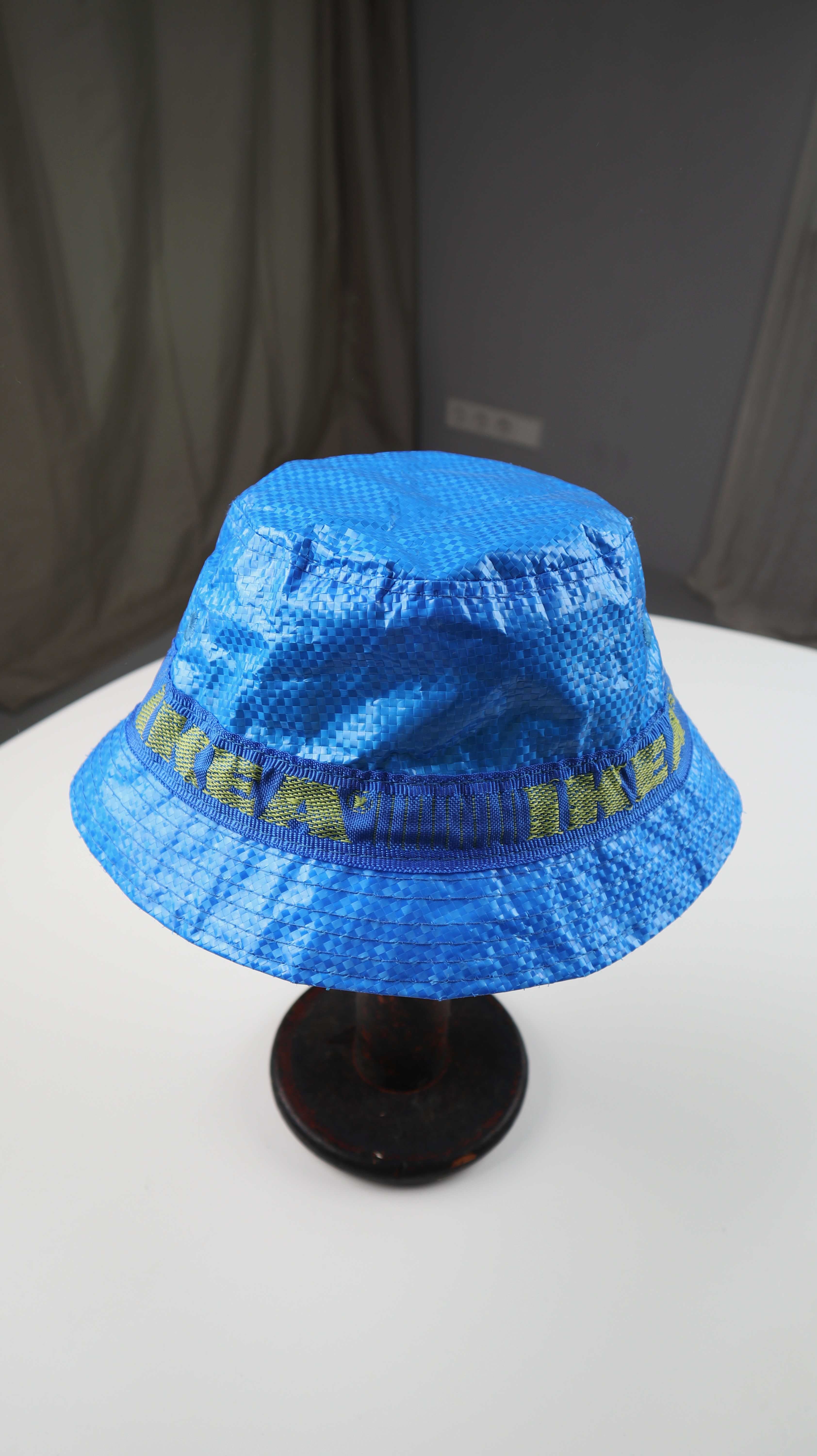 IKEA Hut Kappe blau Regenhut Fischerhut Bucket hat