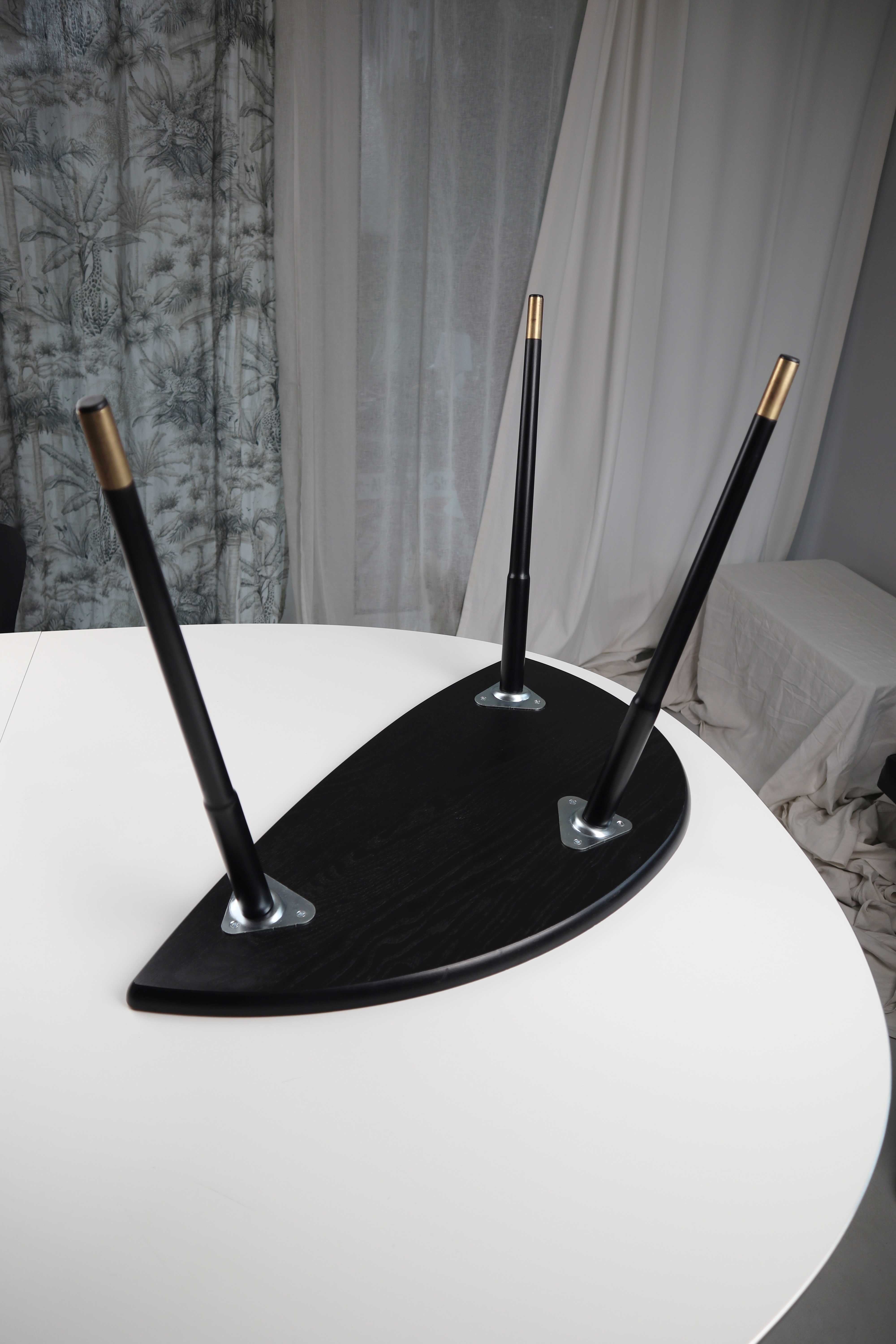 Nierentisch Beistelltisch 50er kleiner Tisch Braun