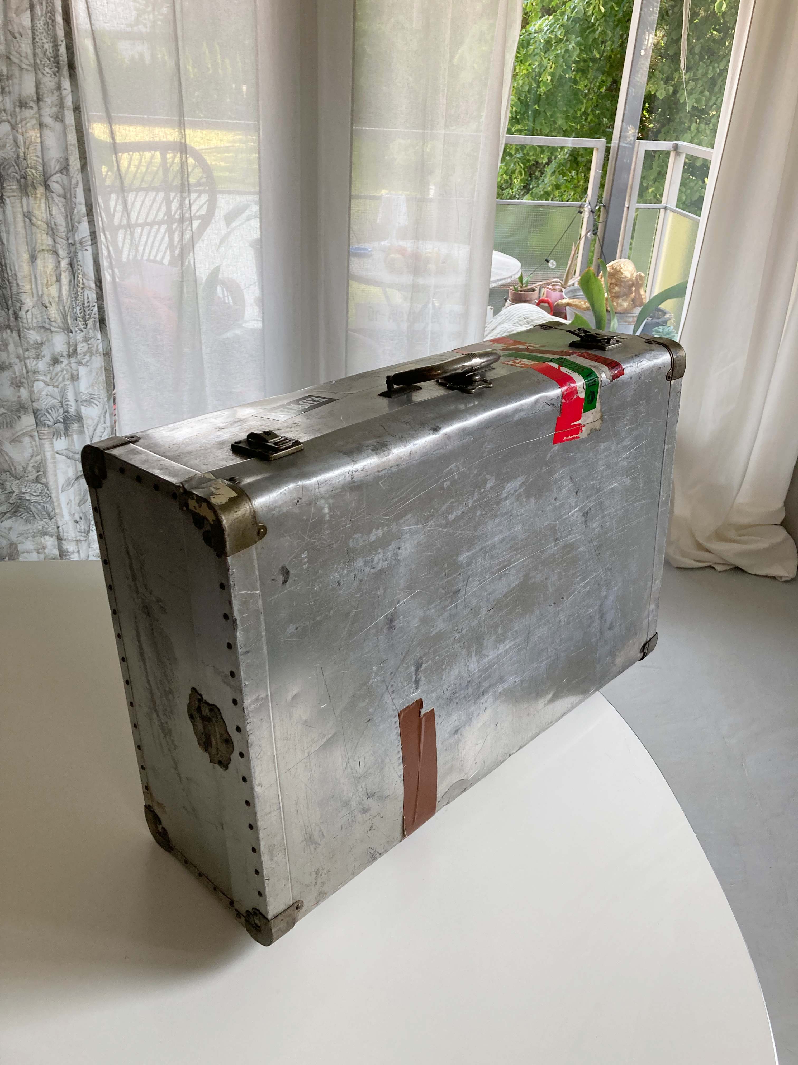 Metallkoffer Koffer true Vintage Dekokoffer 70er Reisekoffer