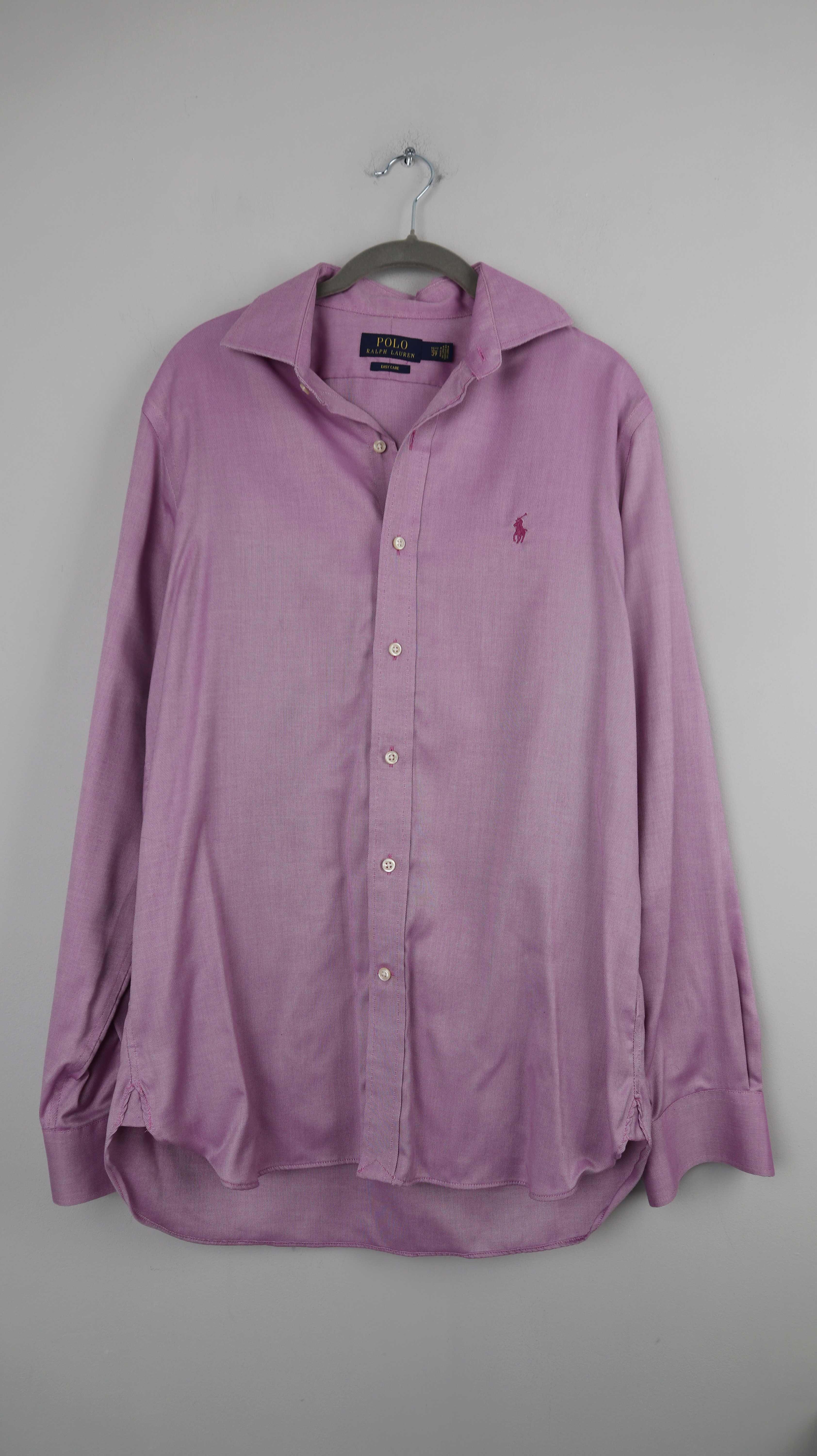 Polo Ralph Lauren Hemd Shirt Lila Flieder Easy Care 15 1/2 39 einfarbig