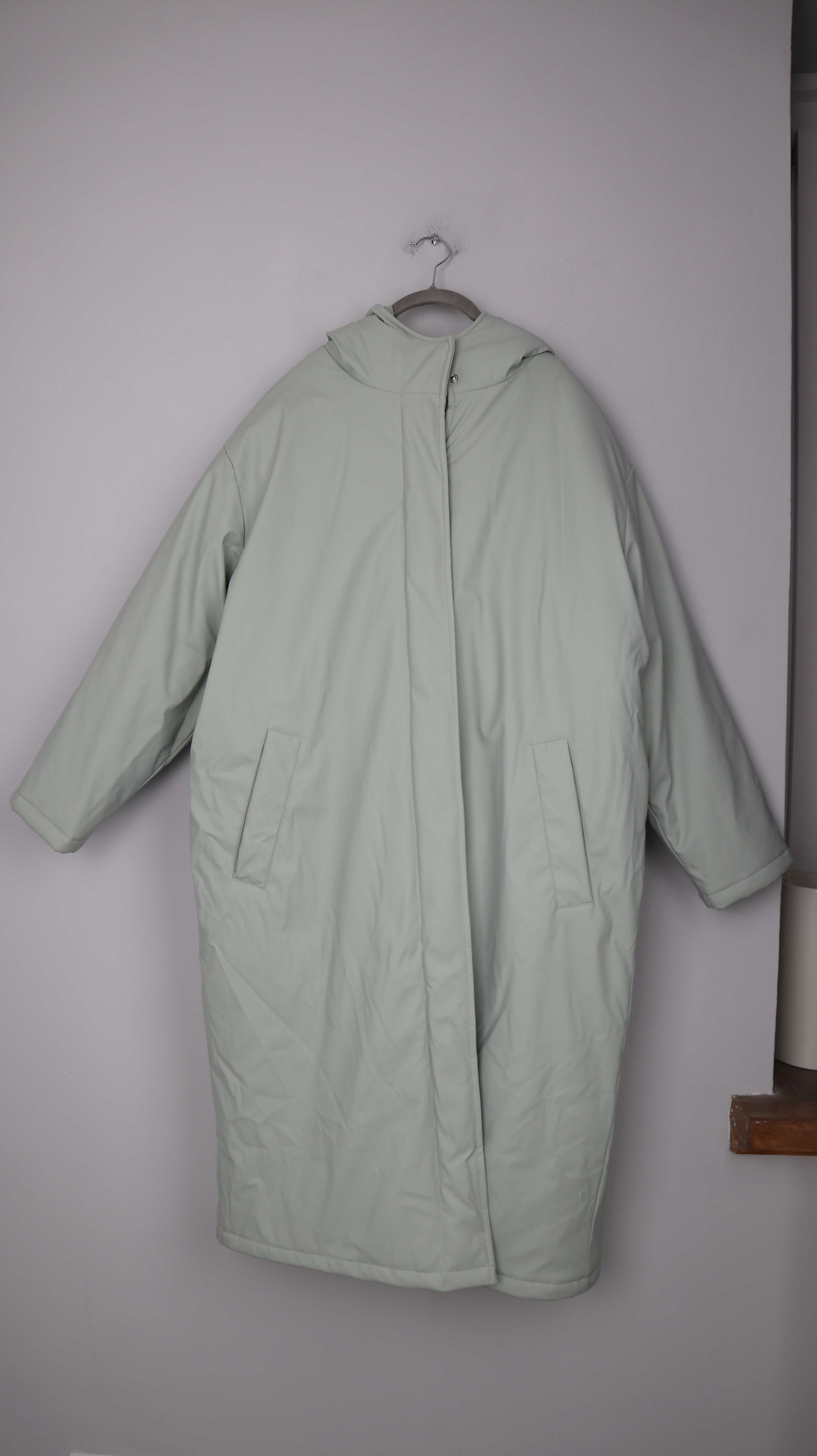 Asos Design Mantel Steppjacke Mint Türkis Grün 38 M Regenmantel