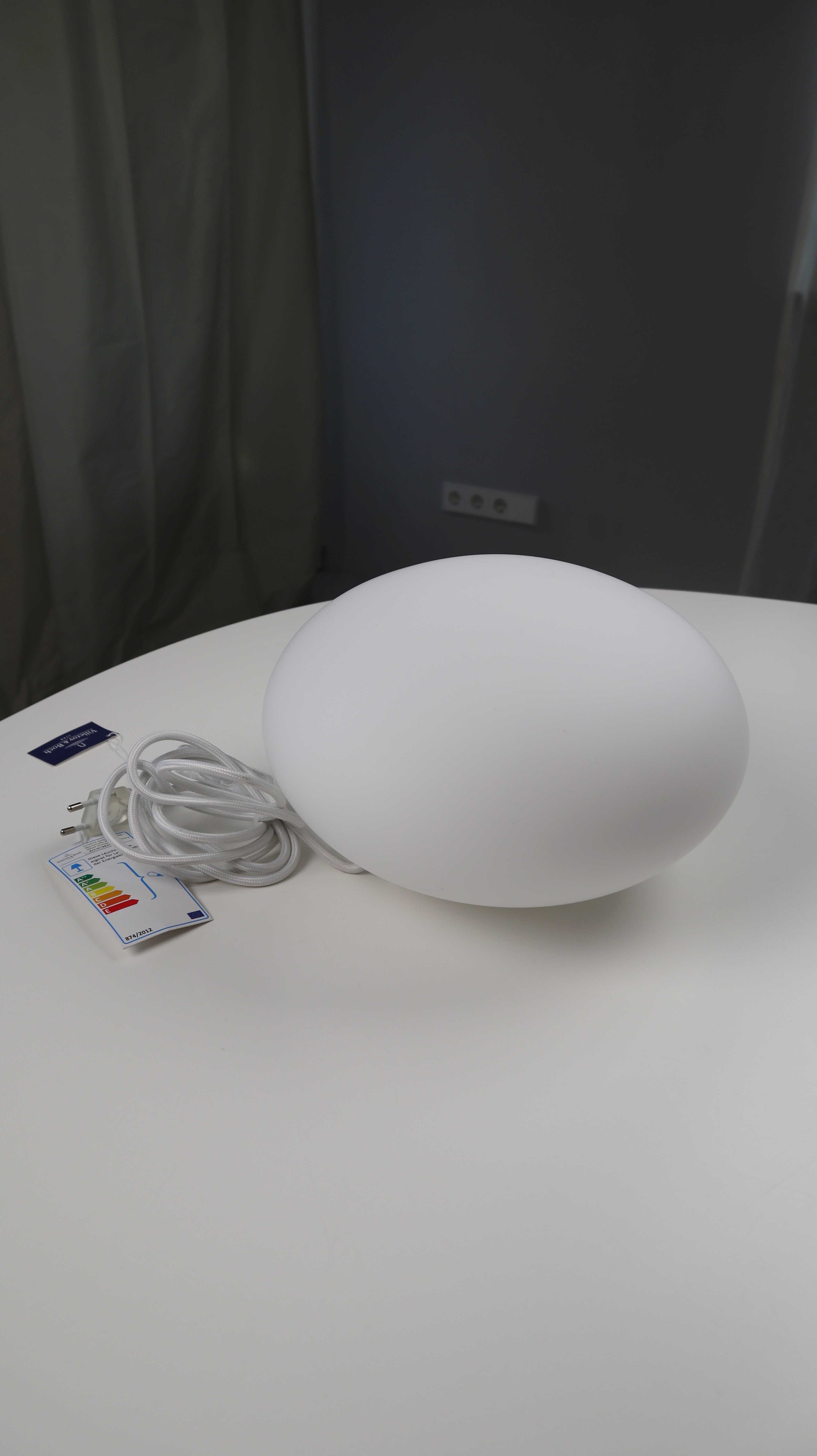 Villeroy & Boch Vancouver Tischlampe Kugellampe Weiß neu Tischleuchte