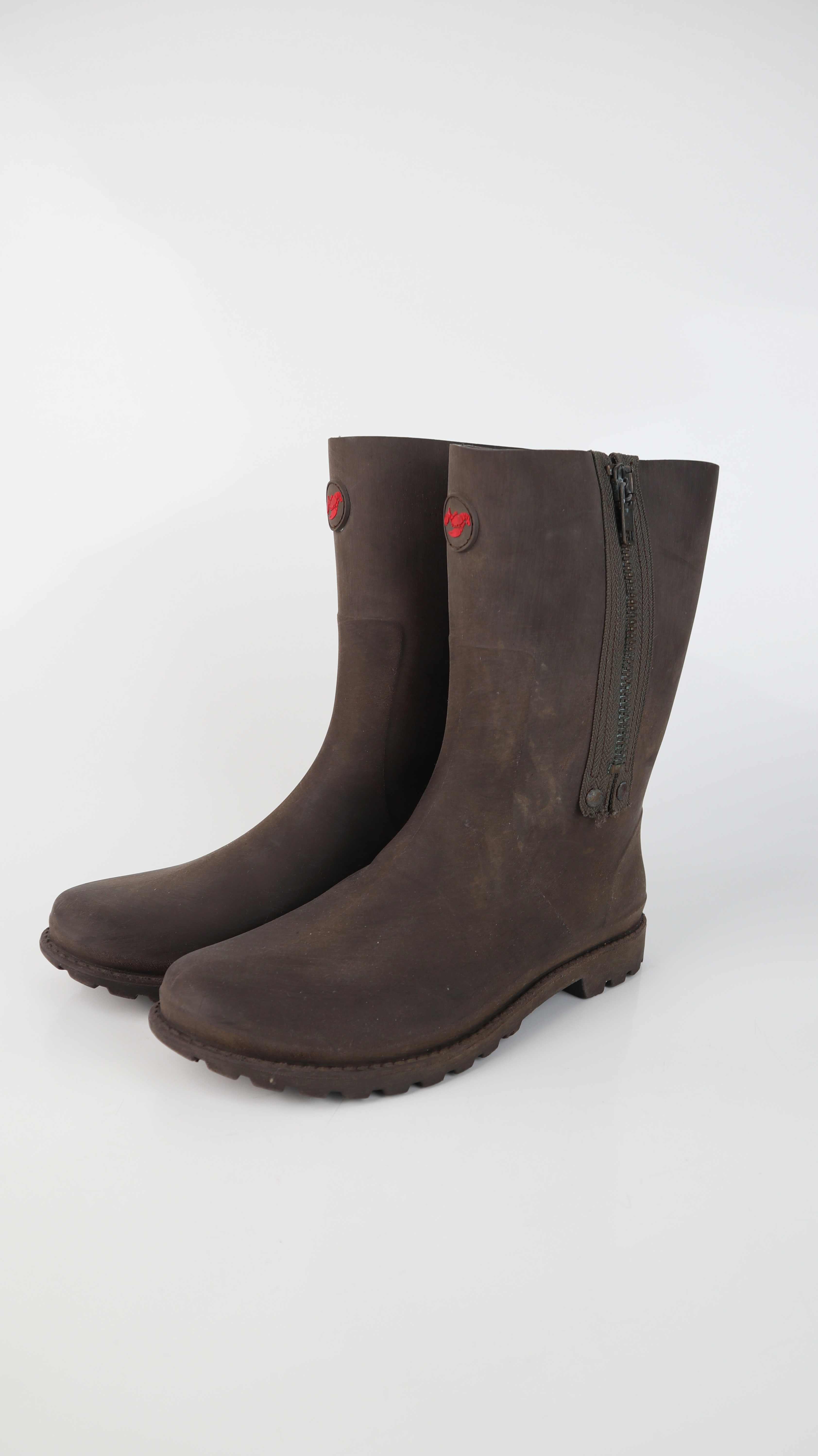 Gosch Sylt Gummistiefel braun 41 Stiefel Dunkelbraun