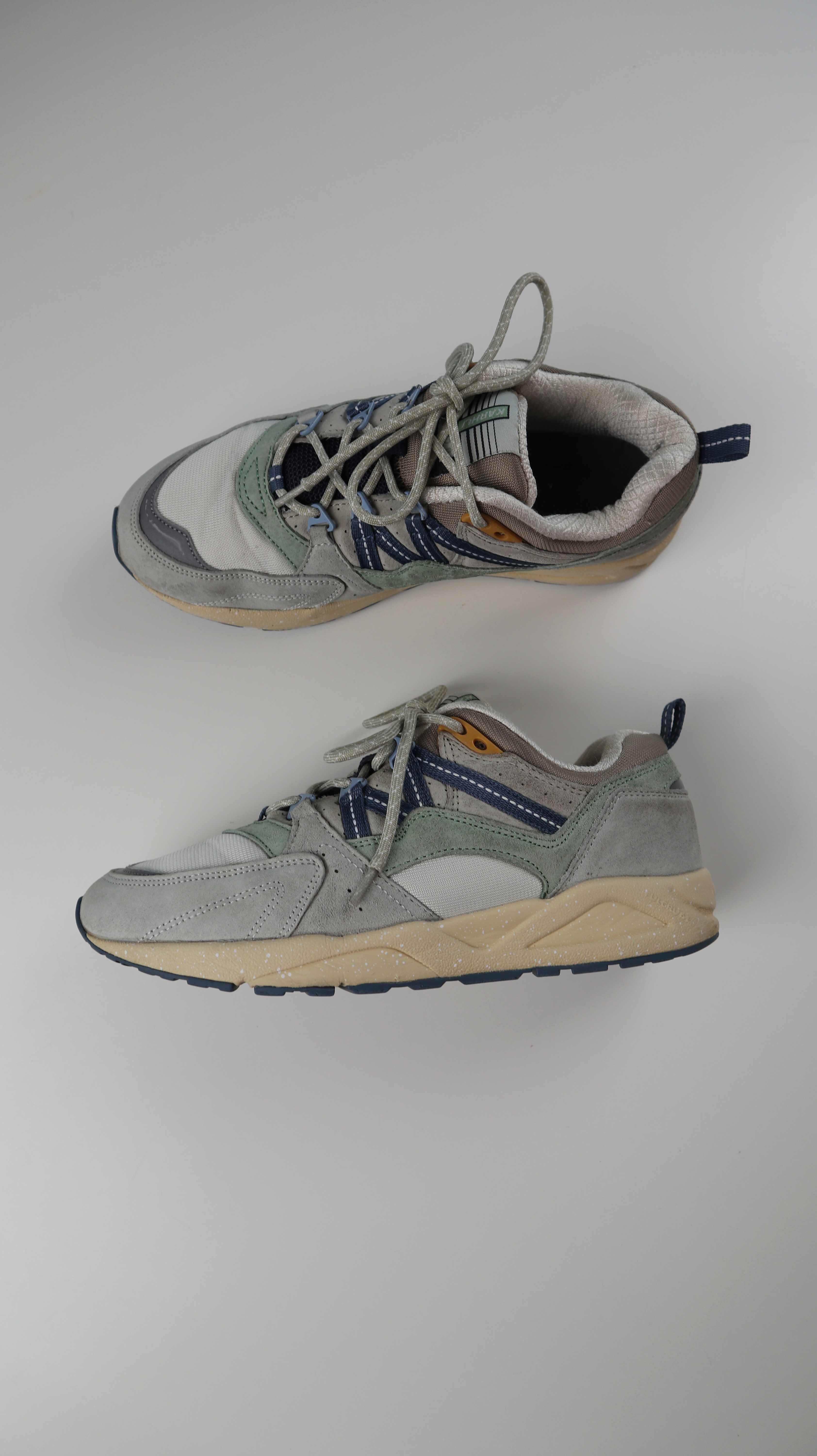 Karhu Sneaker Turnschuhe 40,5 Fusion 40 blau weiß Creme Japanisch