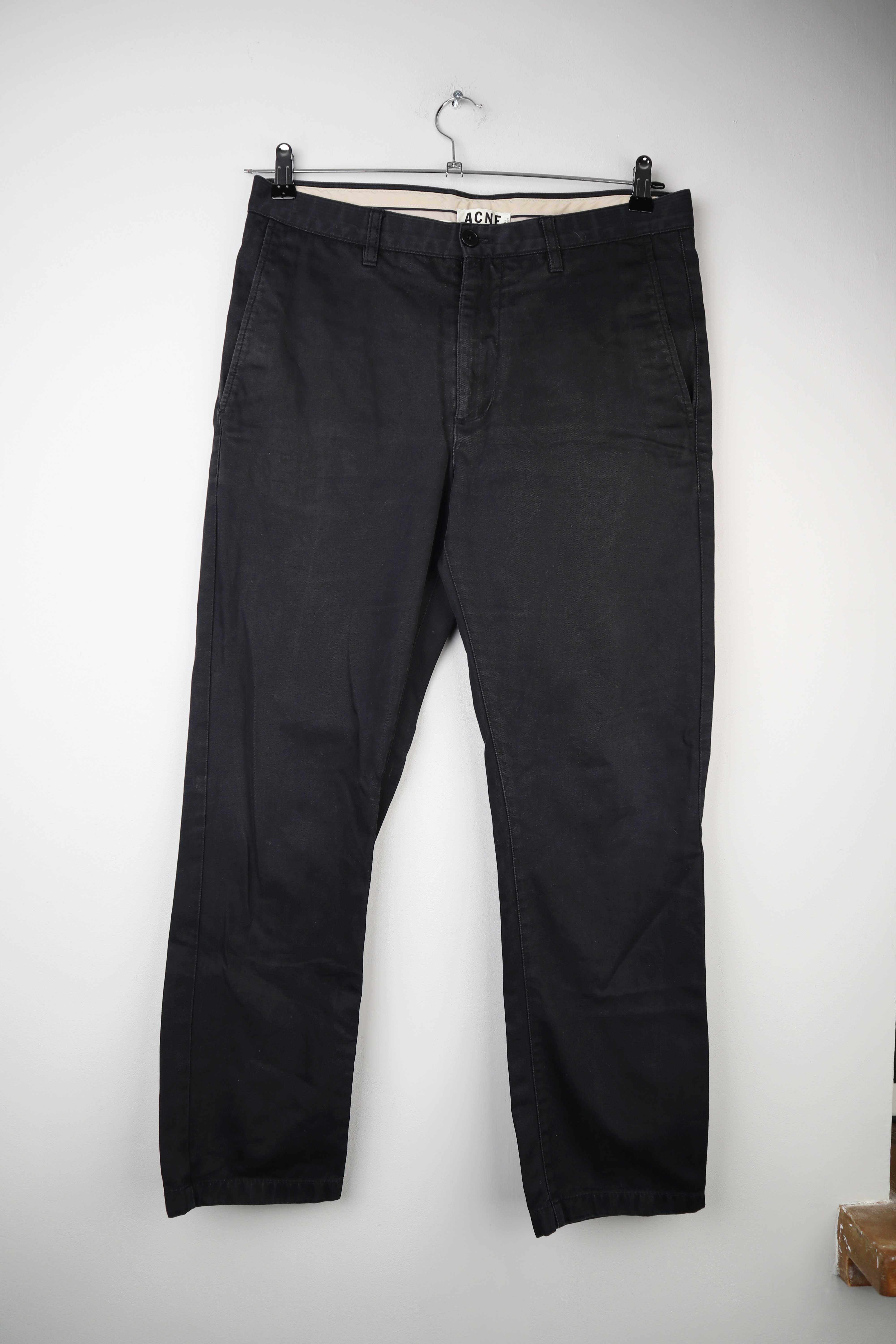 ACNE Hose Blau dunkelblau straight 50 M Stoffhose