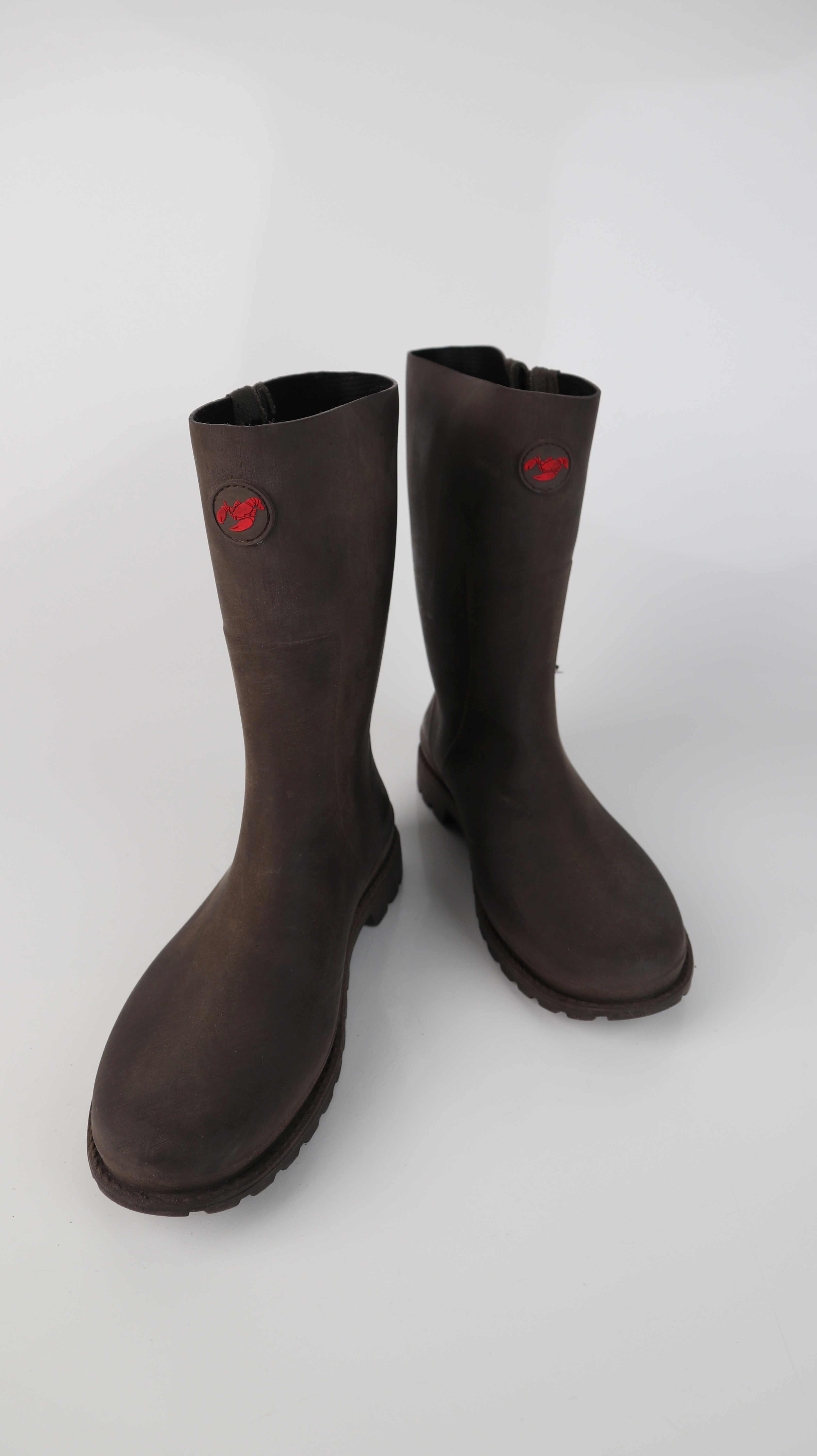 Gosch Sylt Gummistiefel braun 41 Stiefel Dunkelbraun